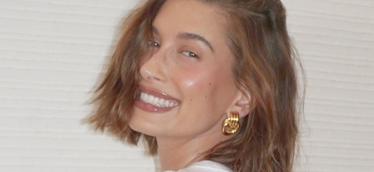 Hailey Bieber smiling