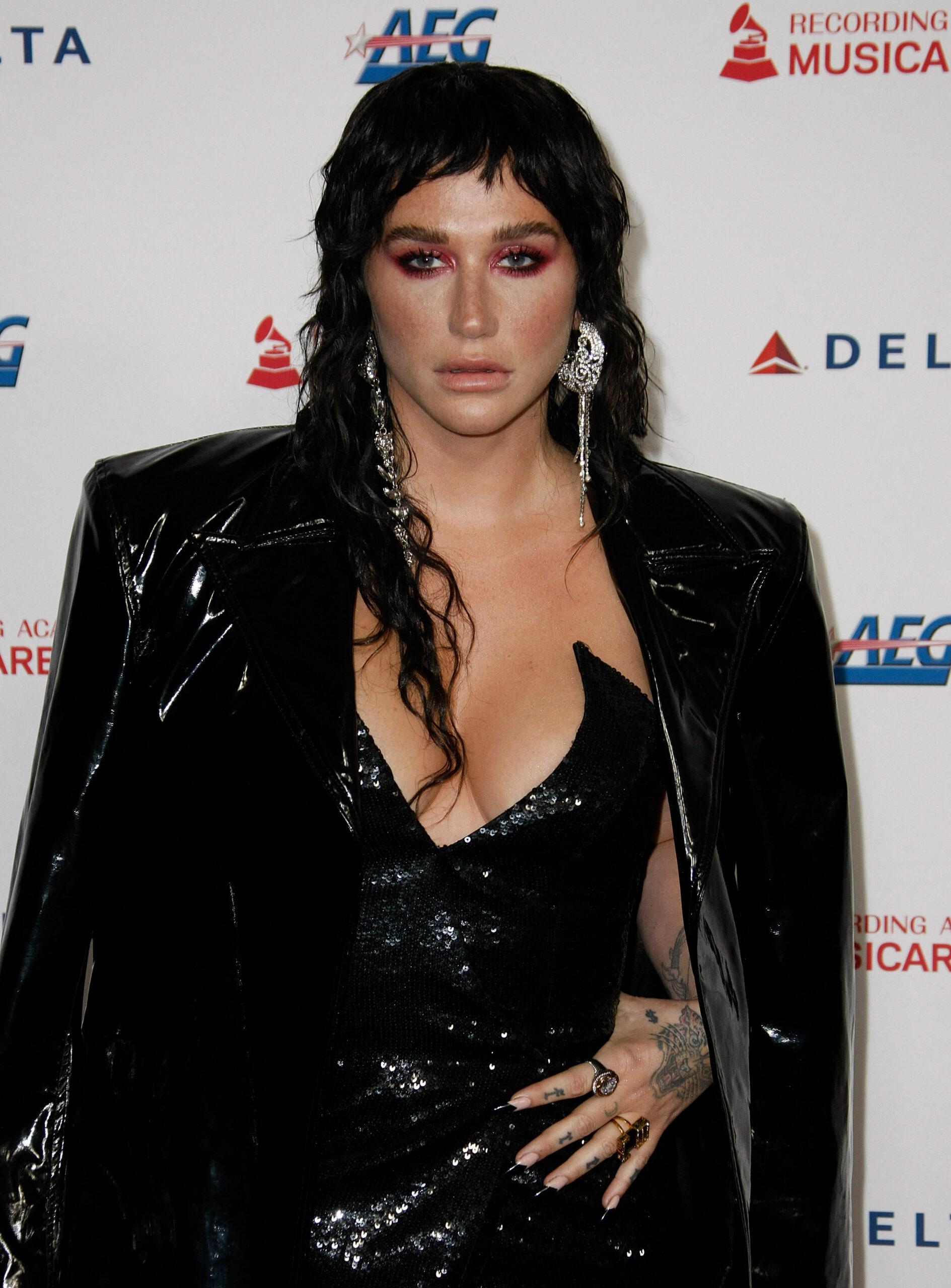 Kesha attends MusiCares Person of the Year Gala