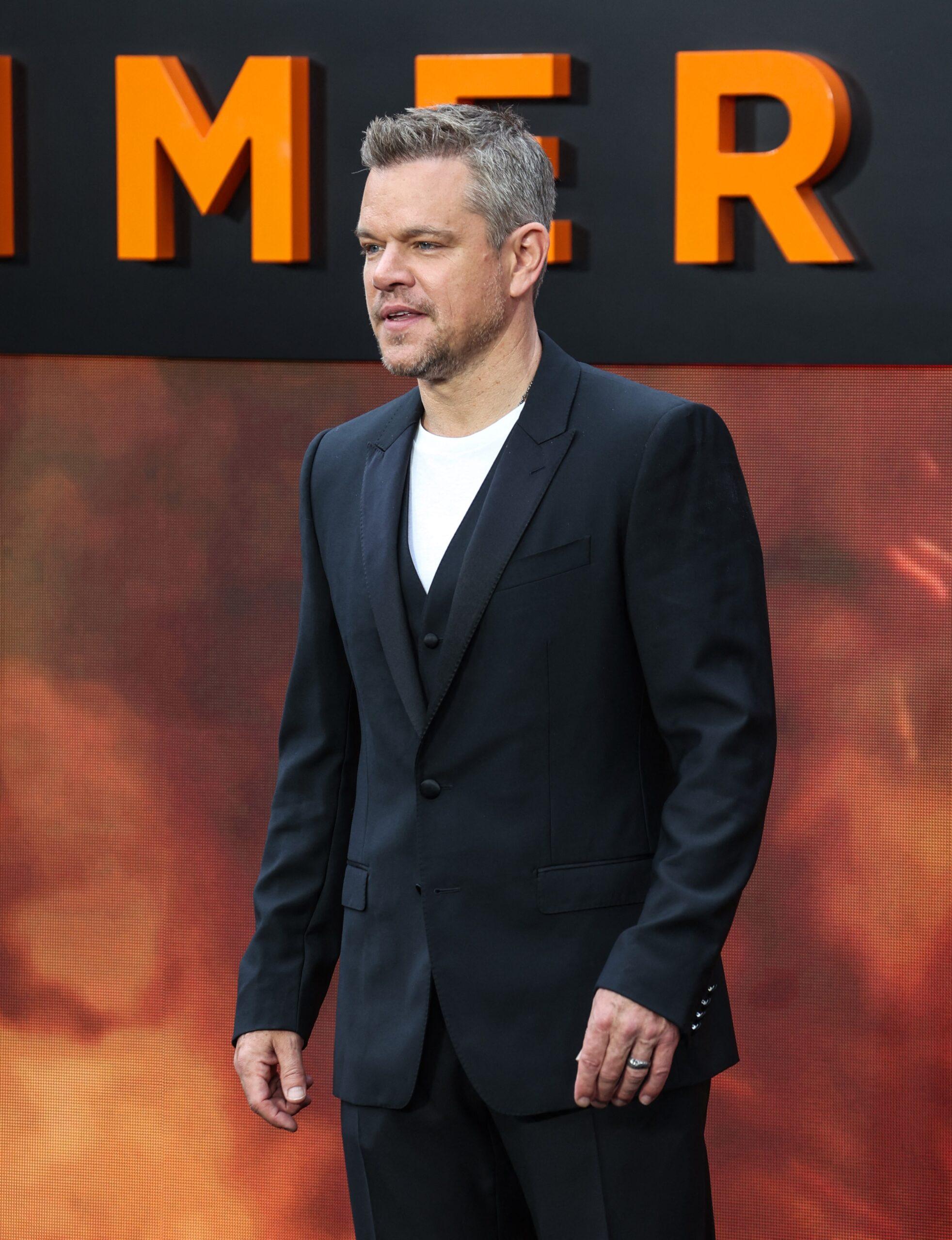 Matt Damon attends UK Premiere of "Oppenheimer"