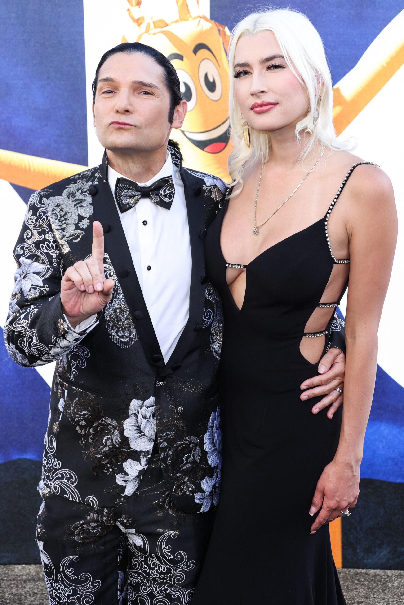 Corey Feldman and Courtney Anne Mitchell at the World Premiere Of Universal Pictures' 'Nope'