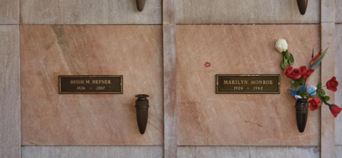 Crypt Near Marilyn Monroe And Hugh Hefner