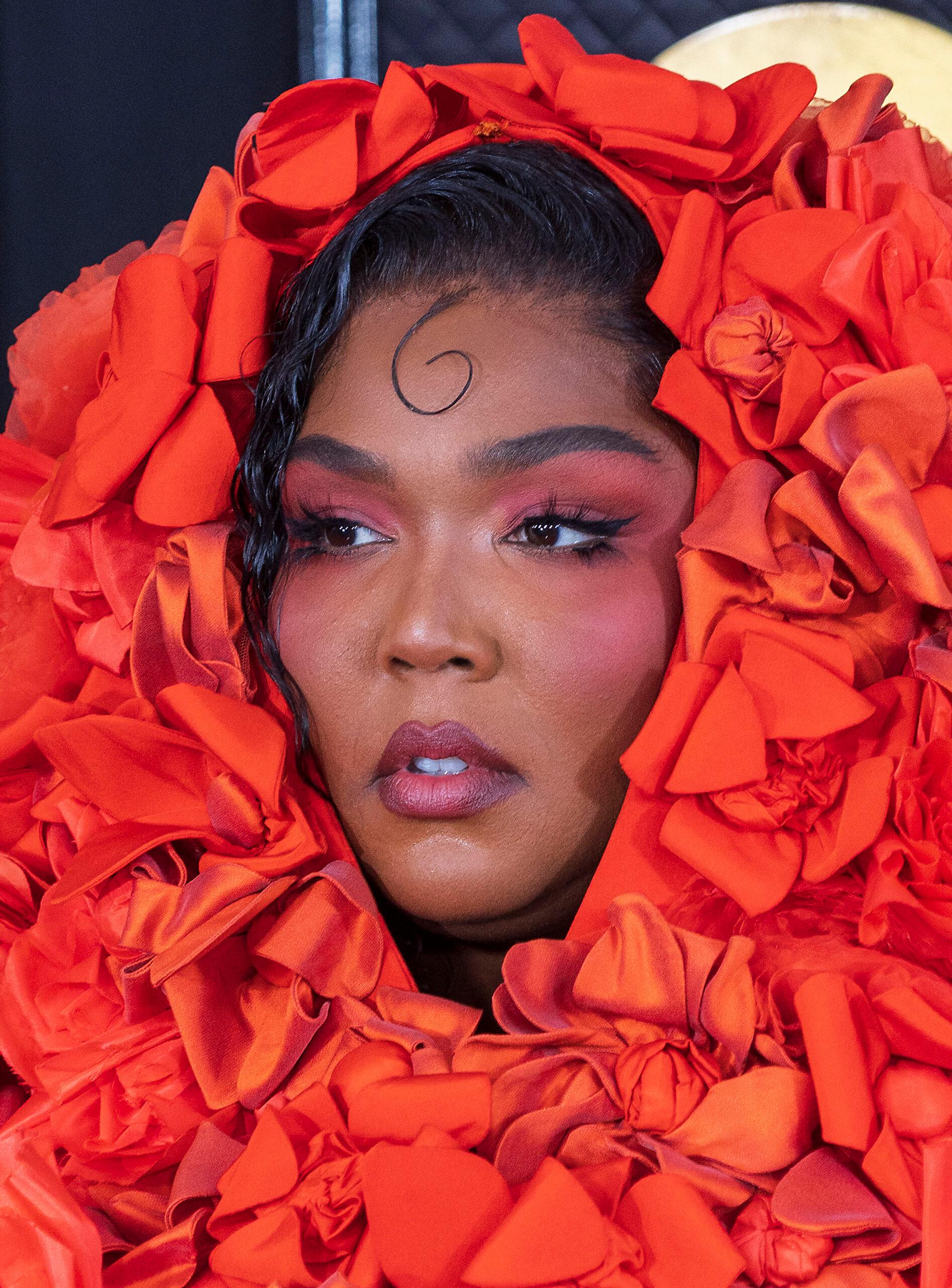 Lizzo at the 65th Grammy Awards