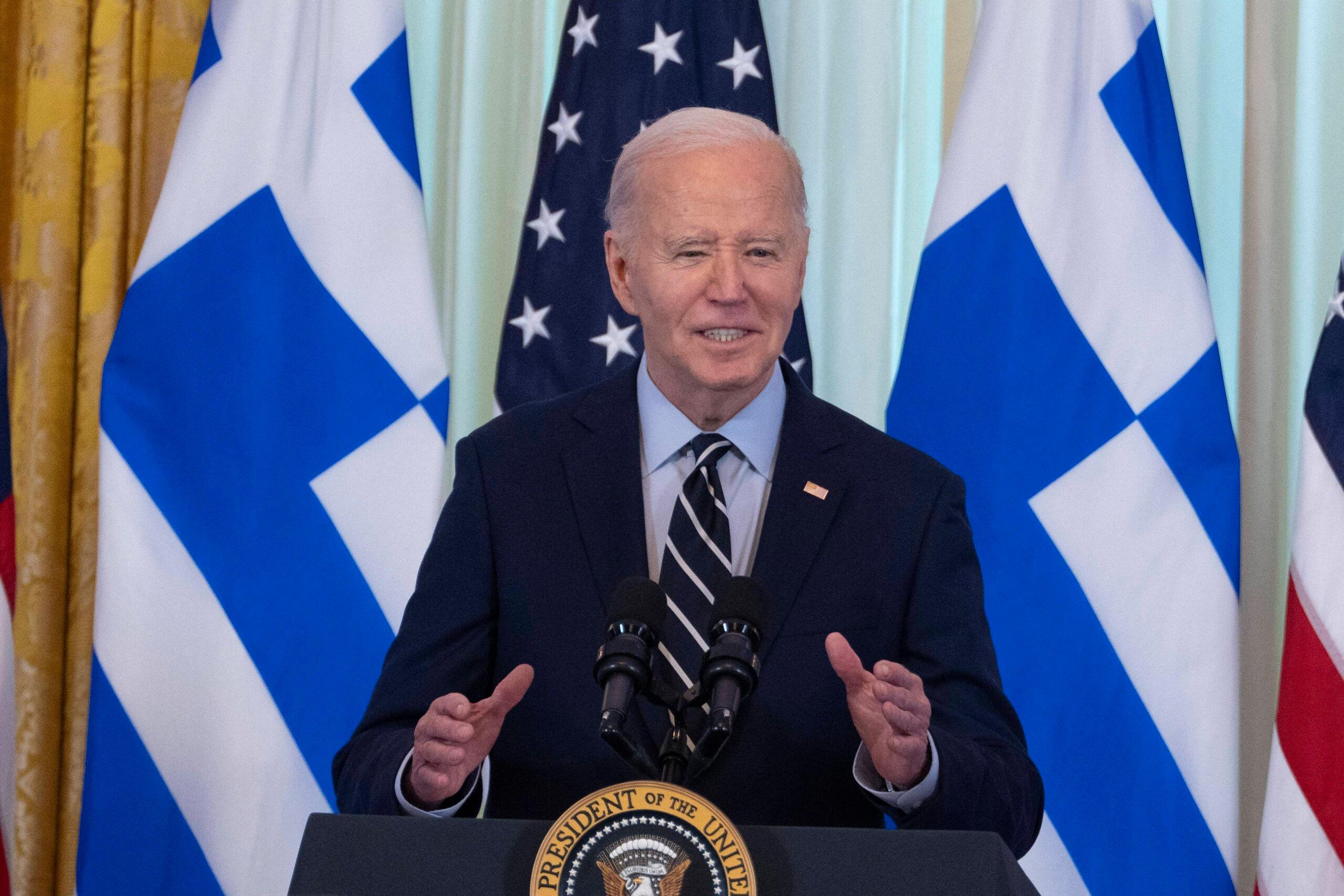 O presidente Joe Biden oferece uma recepção em comemoração ao Dia da Independência da Grécia