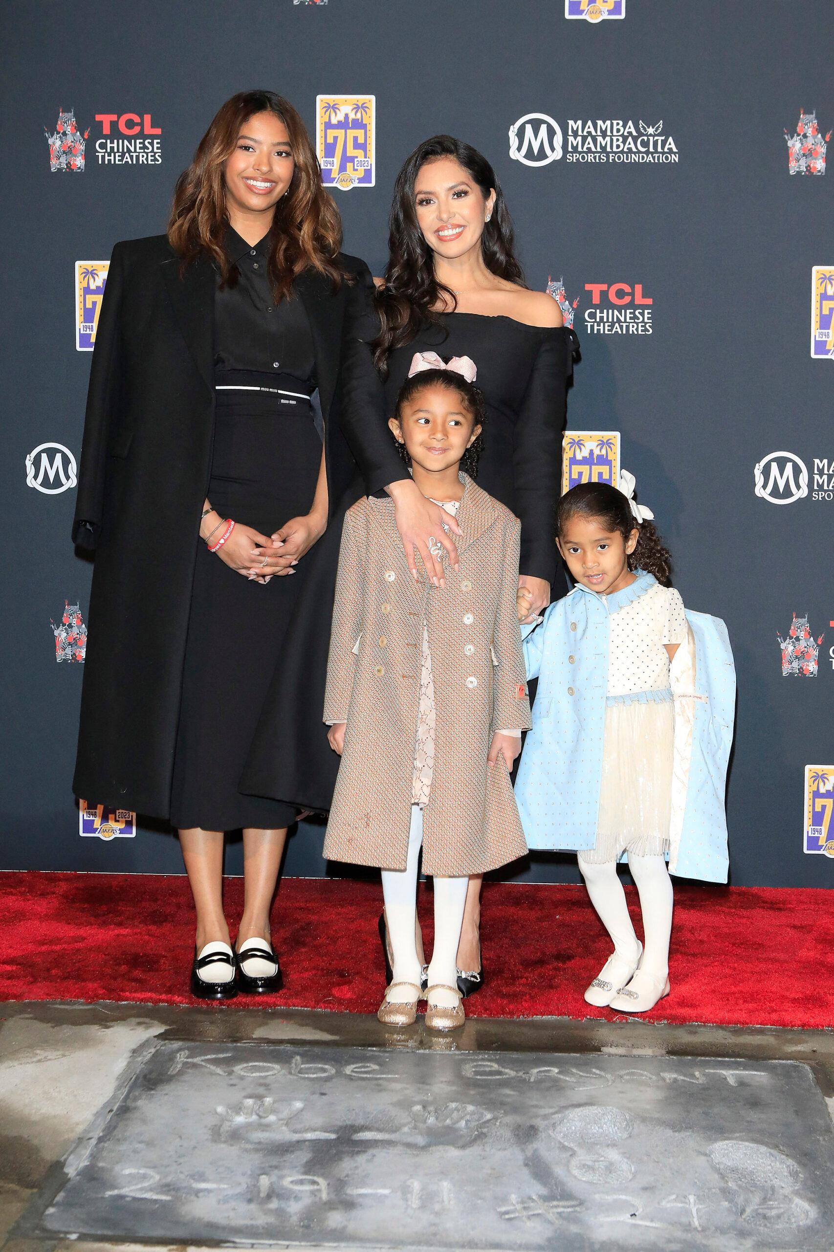 Vanessa Bryant and daughters