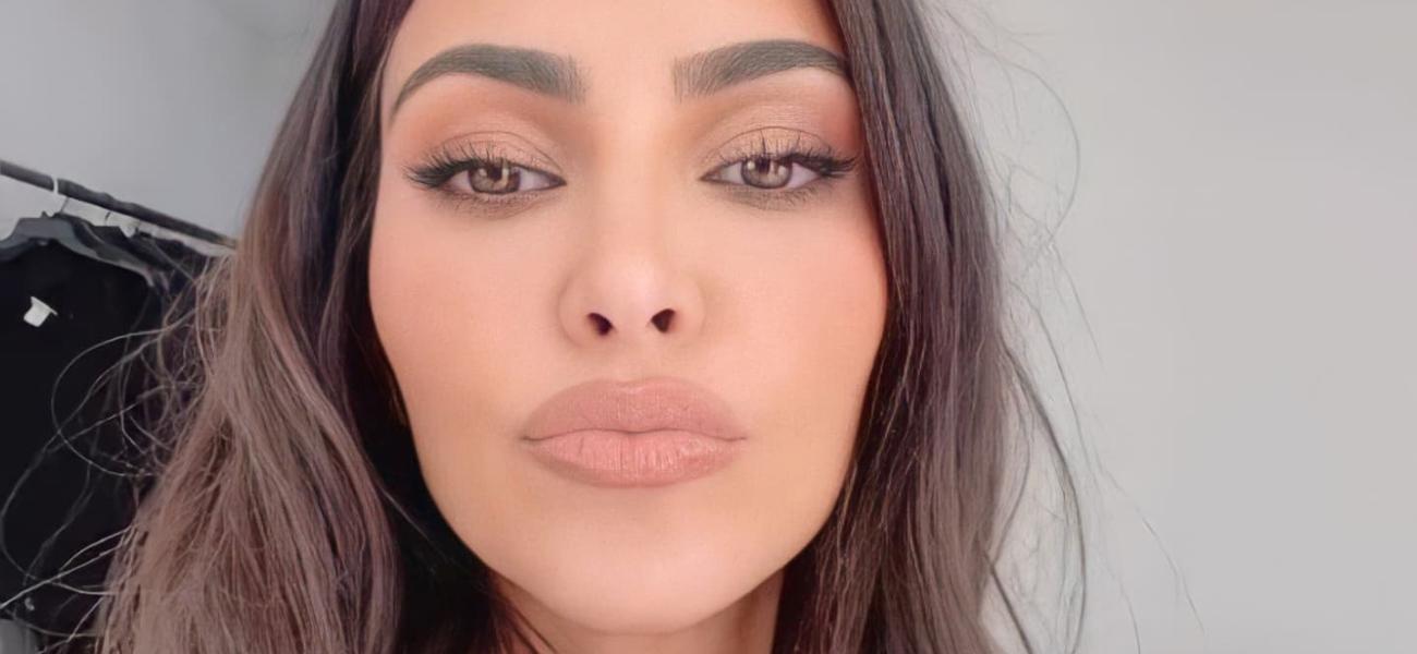 Kim Kardashian close up