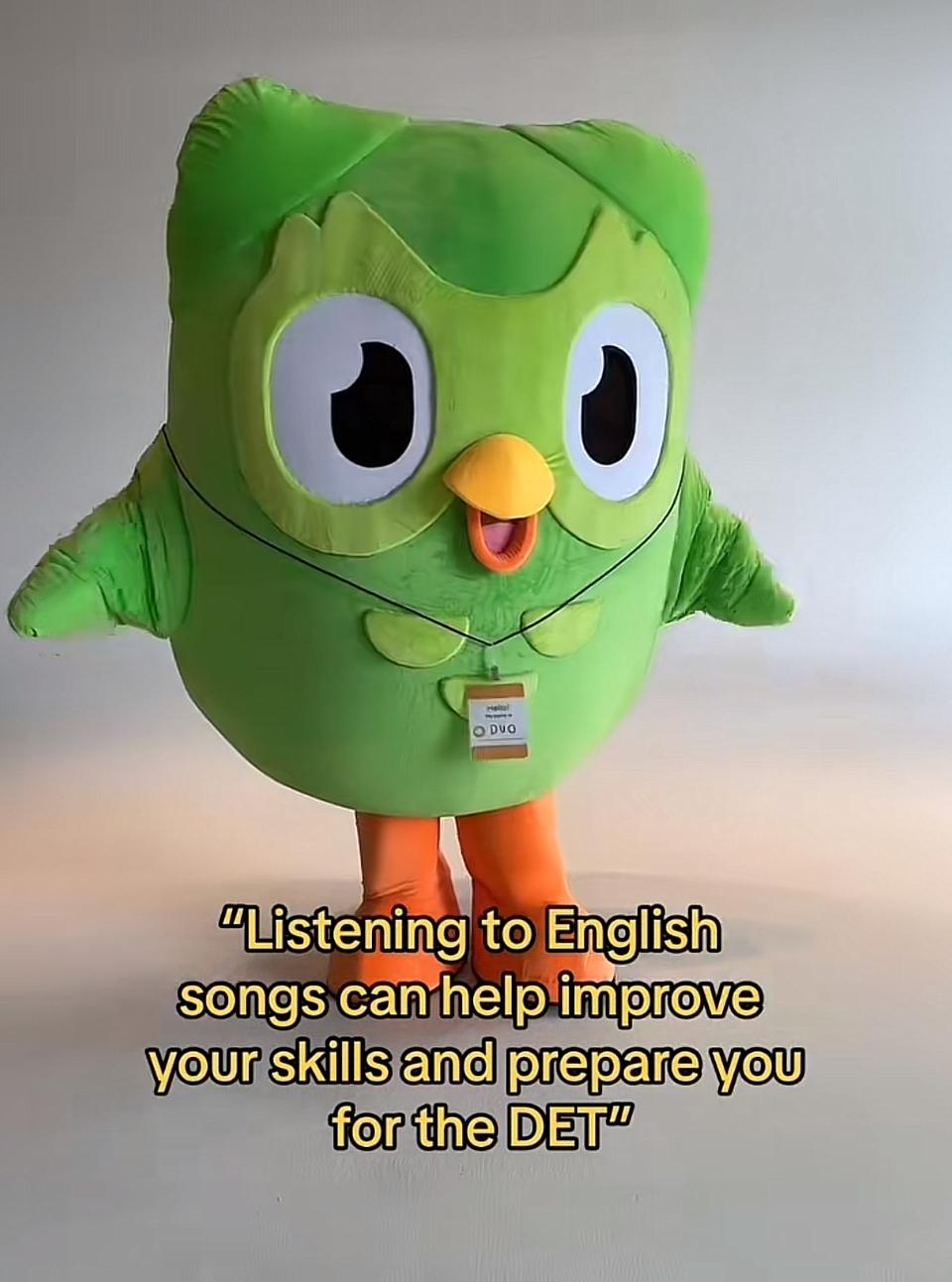 Teste de Inglês Duolingo no TikTok