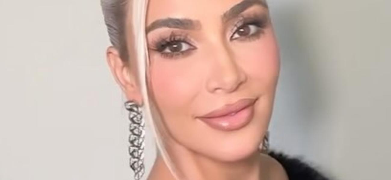 Kim Kardashian close up