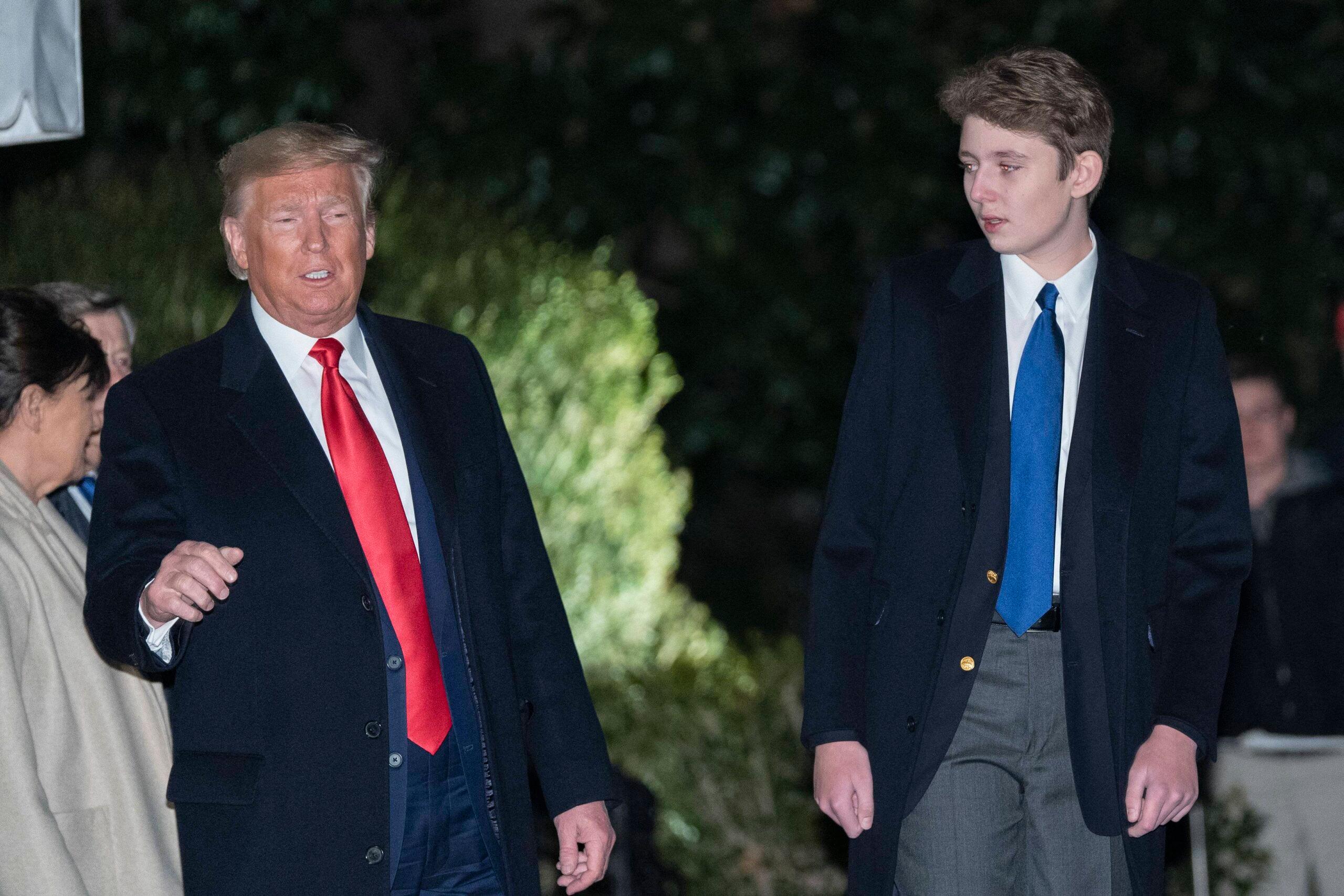 Donald Trump's Son Barron Begins Political Journey At 18 As Florida Delegate At GOP Convention