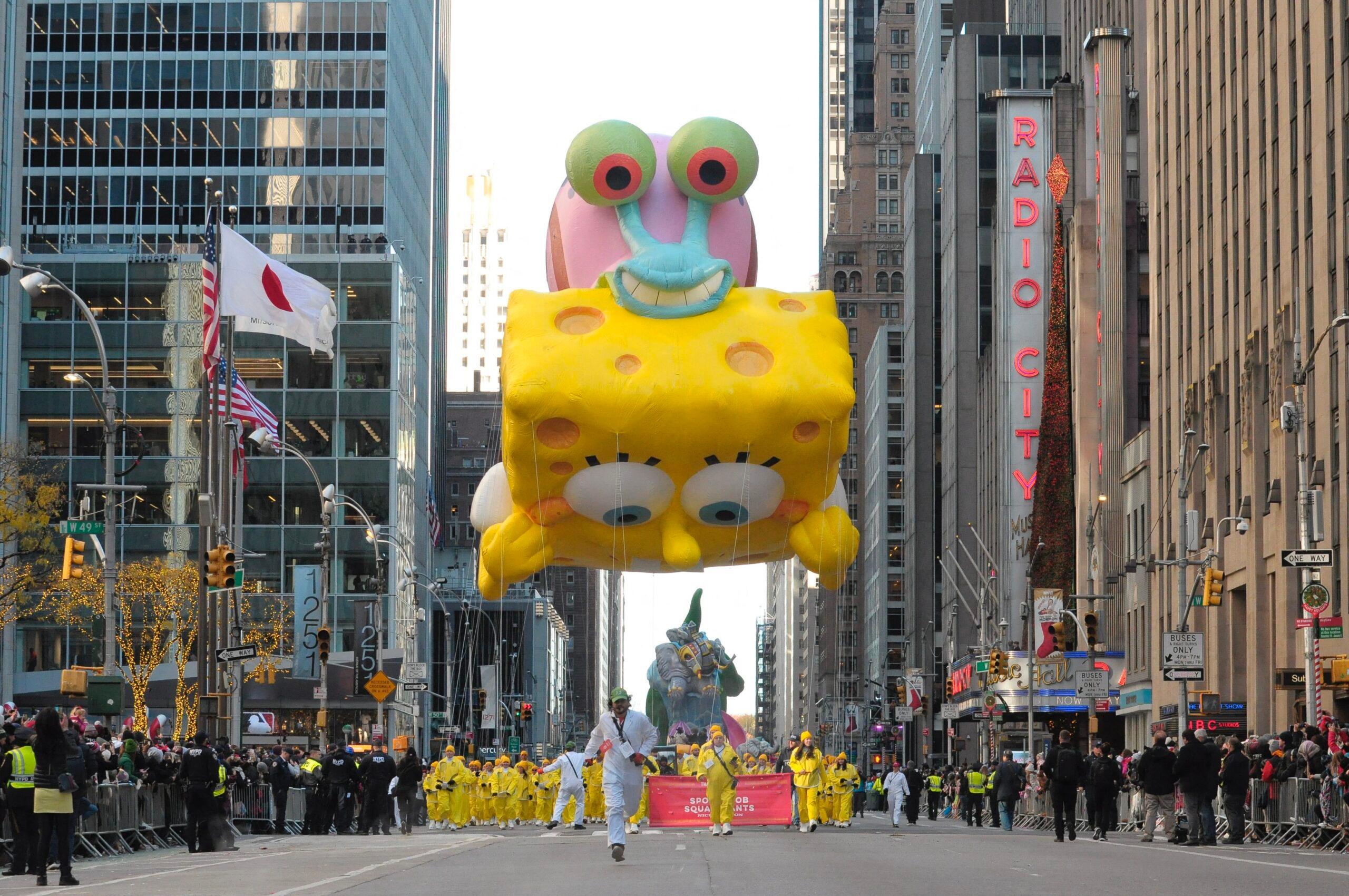 Spongebob Squarepants Macy's Thanksgiving Day balloon