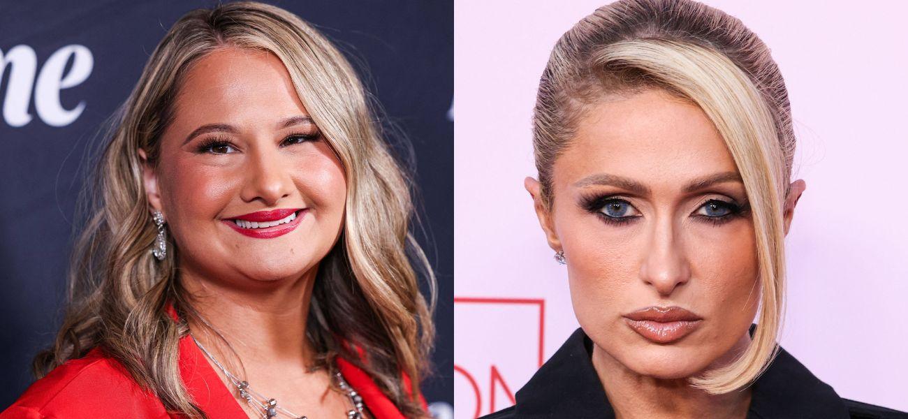 Gypsy Rose Blanchard at Lifetime premiere (left) Paris Hilton wears black on red carpet