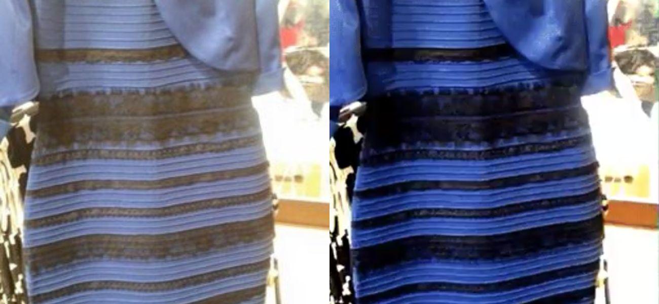White and gold dress vs the black and blue dress