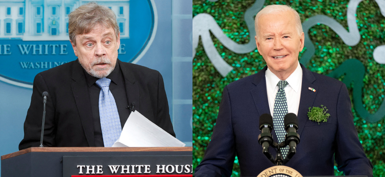 Mark Hamill Says Biden Is The 'President We Need At This Point In Time'