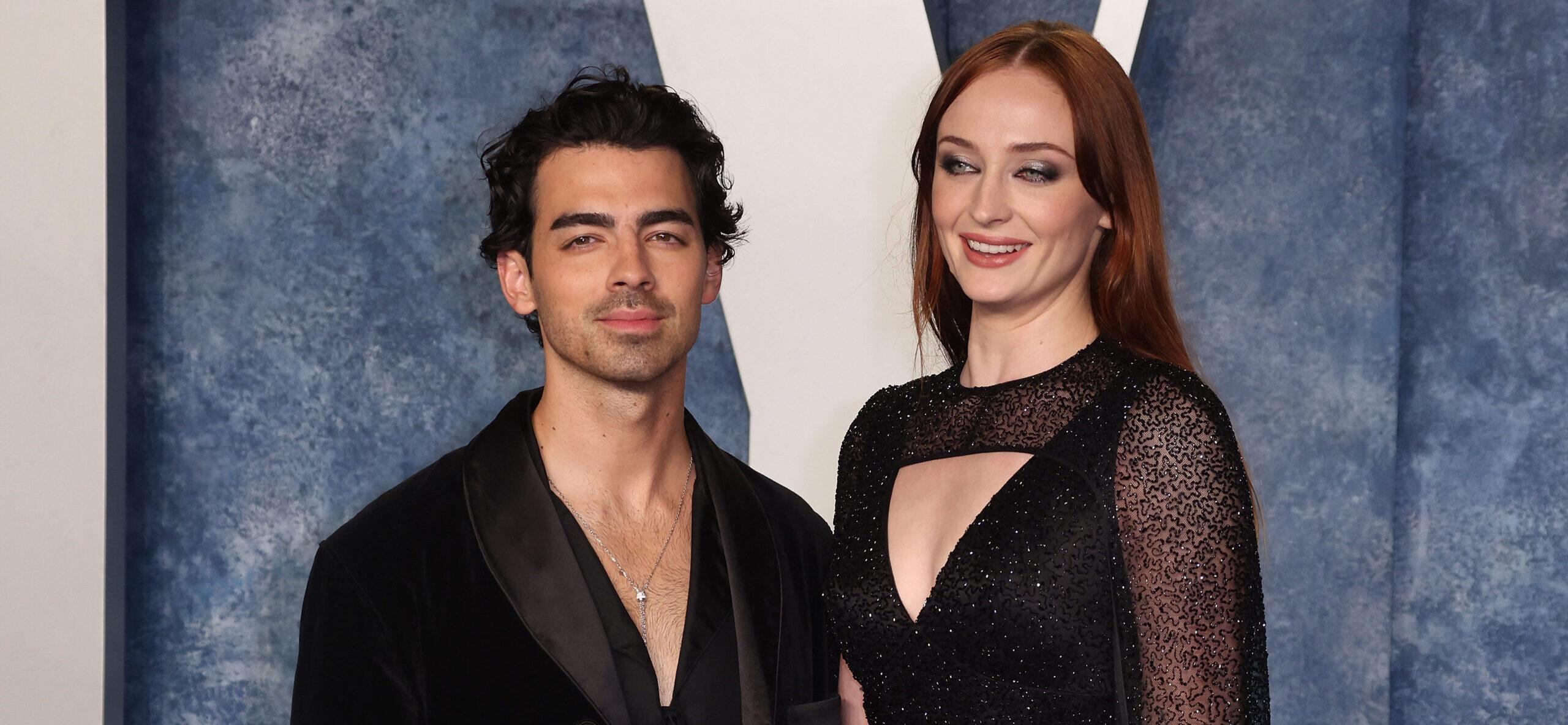 Joe Jonas and Sophie Turner at 2023 Vanity Fair Oscar Party