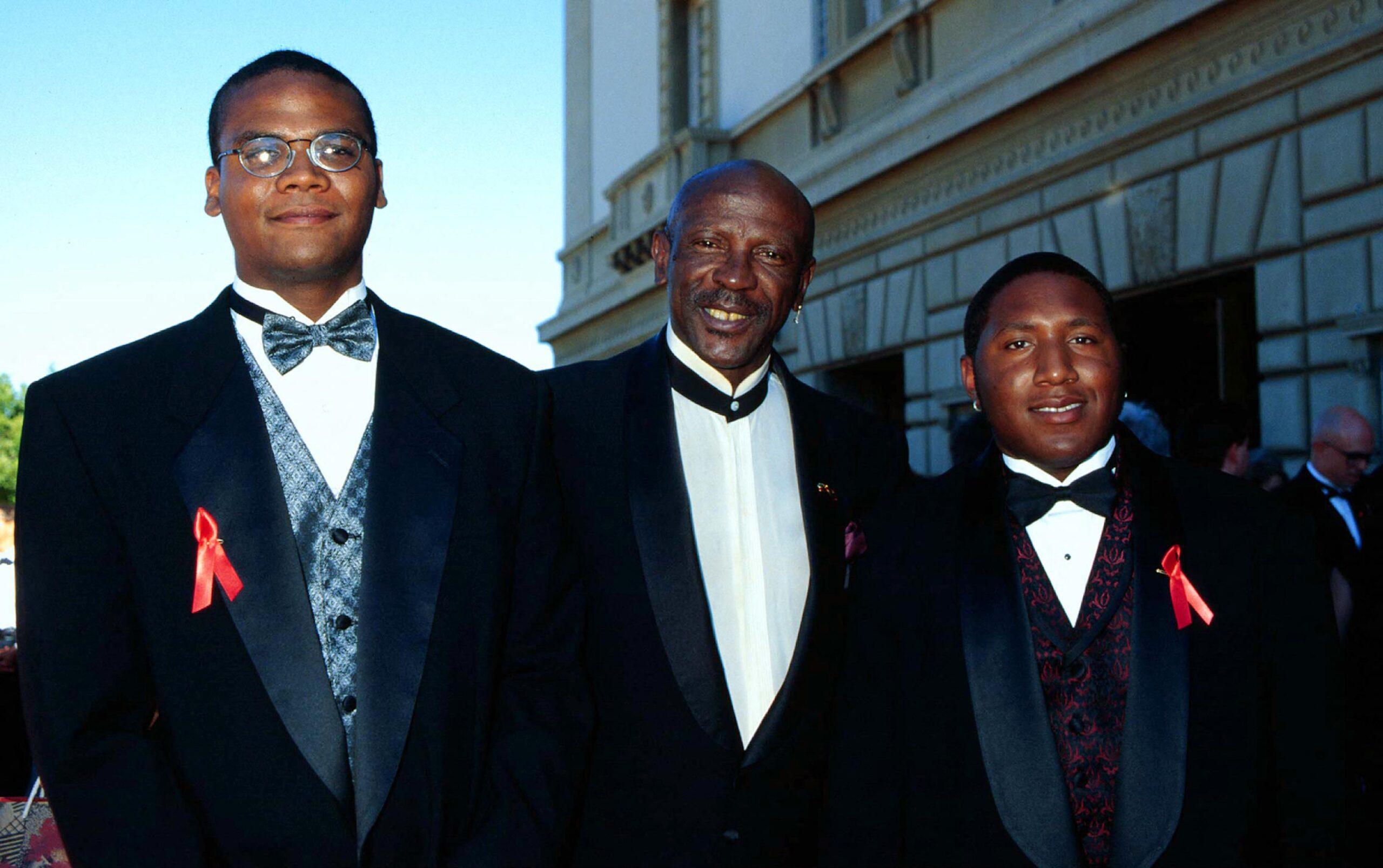 Louis Gossett Jr., Satie Gossett e Sharron Gossett.