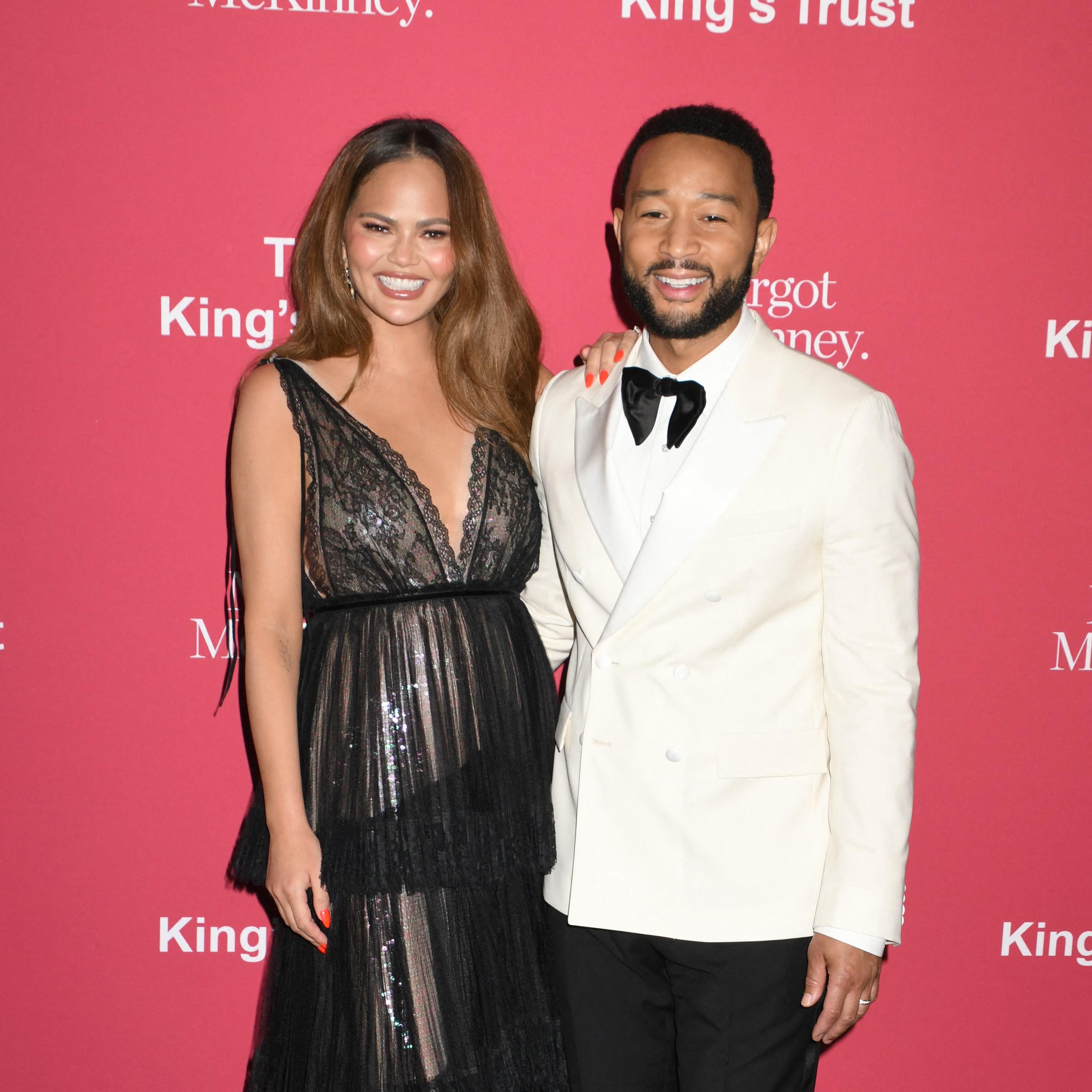 Chrissy Teigen and John Legend at Kings Trust Gala in NYC