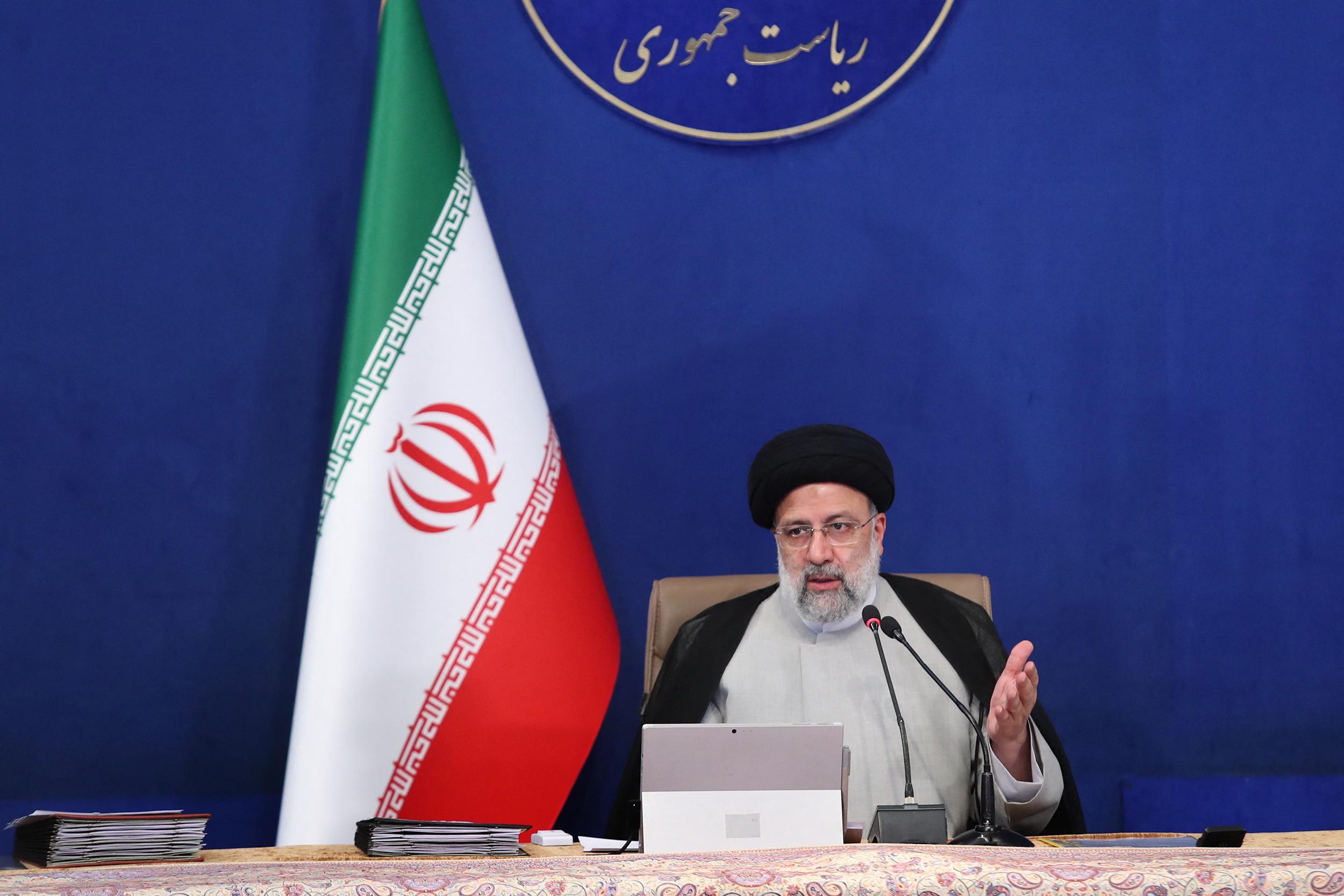 Iranian President Ebrahim Raisi Attends Cabinet Meeting