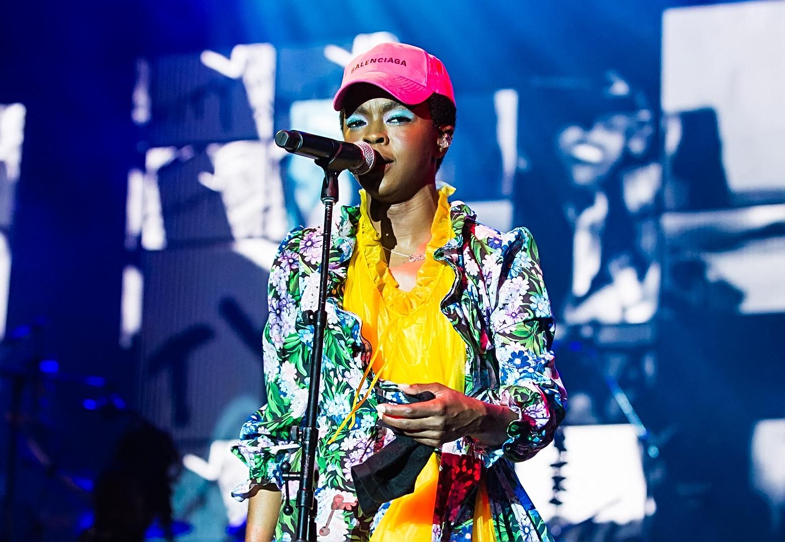 Ms. Lauryn Hill and M.I.A. perform during The Miseducation of Lauryn Hill 20th Anniversary Tour in Philadelphia