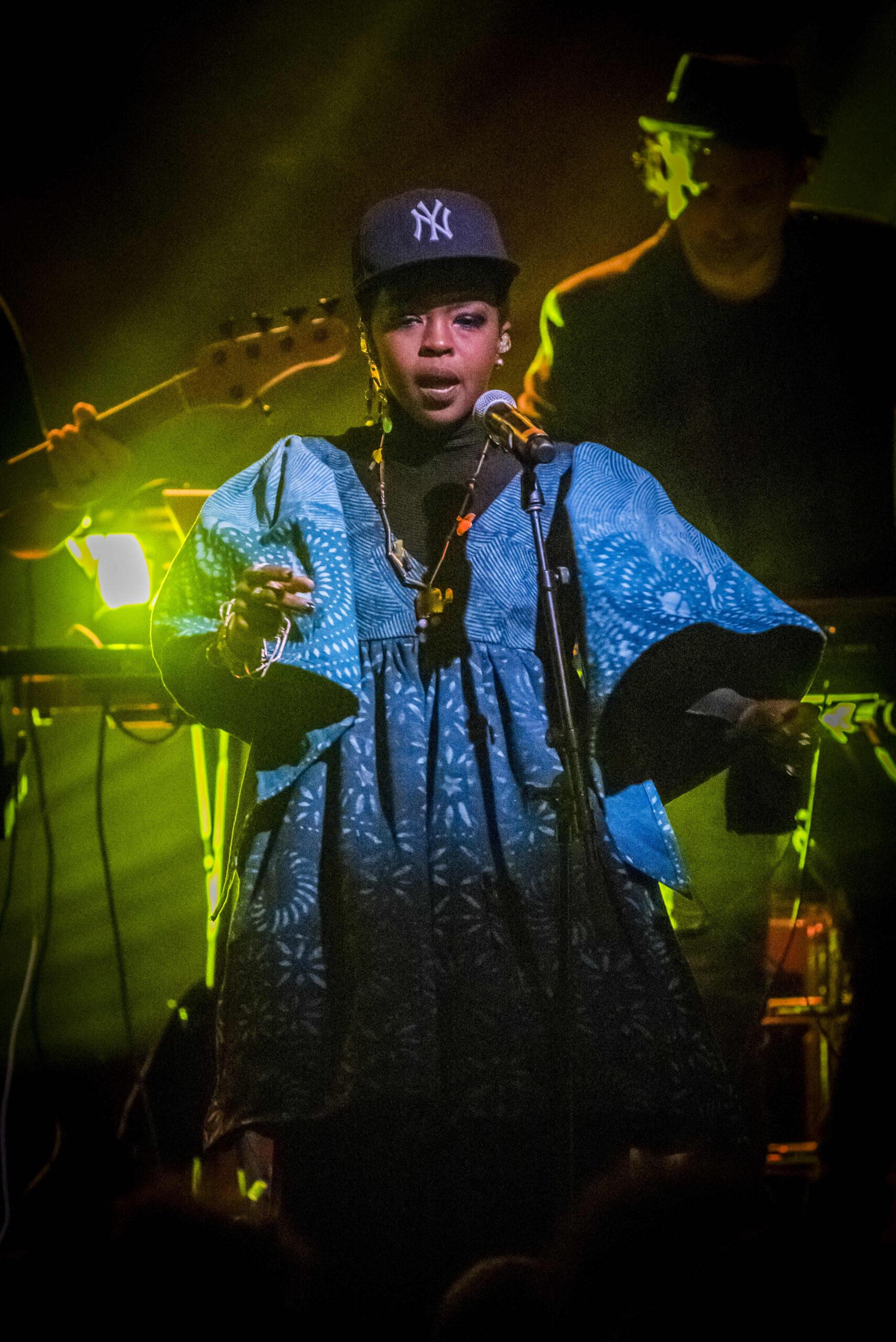 M.S.  LAURYN HILL during her second sold-out performance in Asheville, North Carolina.