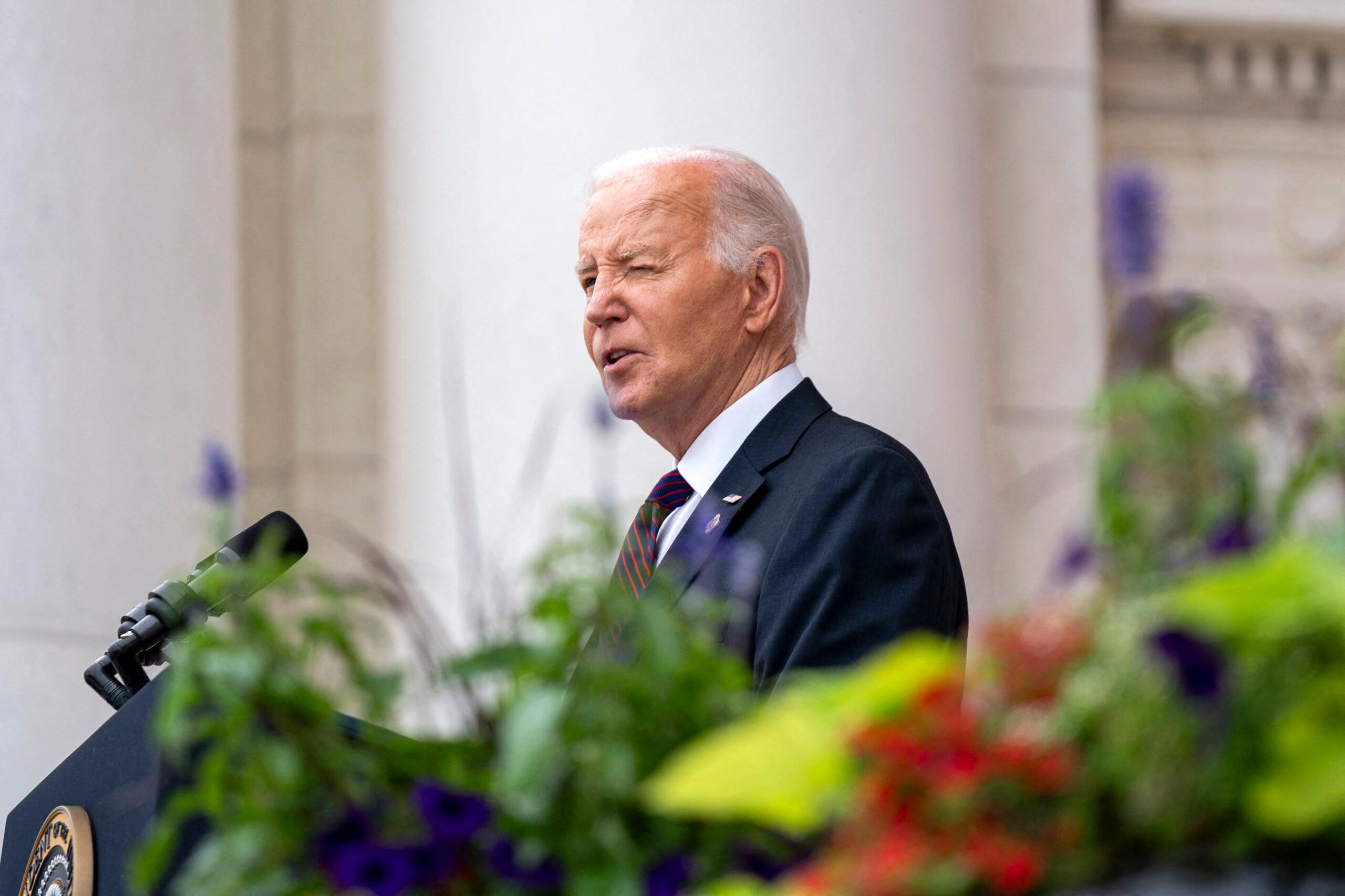 Joe Biden Visits Arlington National Cemetery on Memorial Day