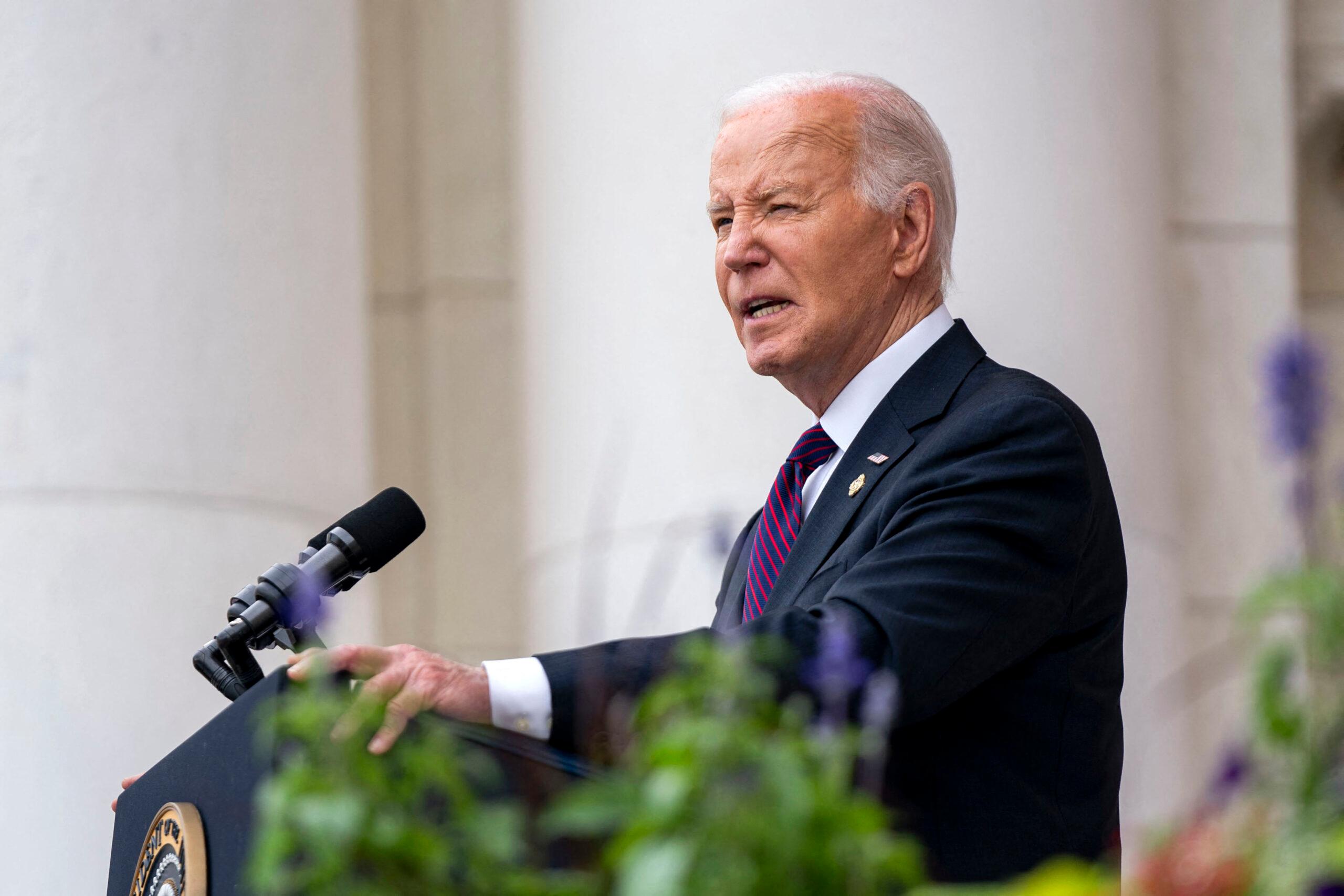 Joe Biden Visits Arlington National Cemetery on Memorial Day