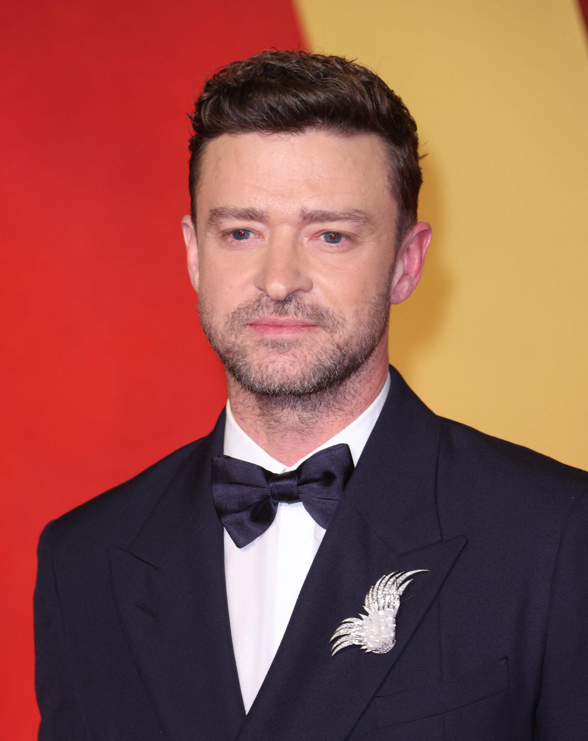 Festa do Oscar da Vanity Fair 2024 - Chegadas.  11 de março de 2024 Na foto: Justin Timberlake.