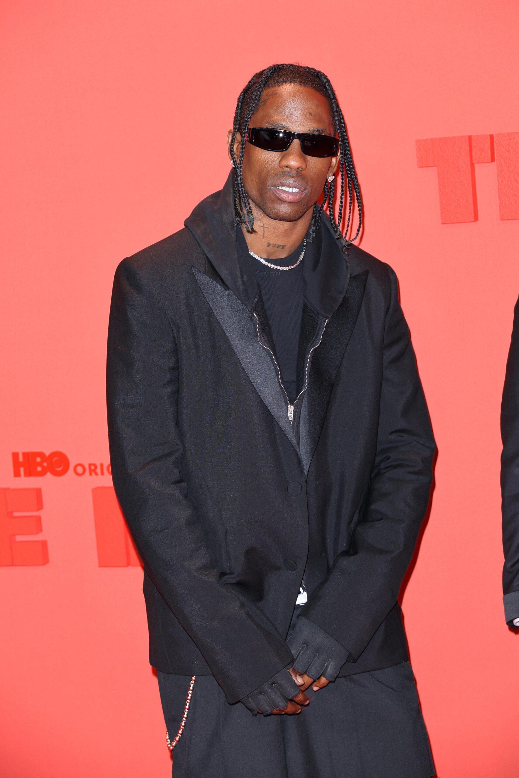 Travis Scott at The Idol" Premiere Afterparty at the 76th annual Cannes film festival at Palm Beach'