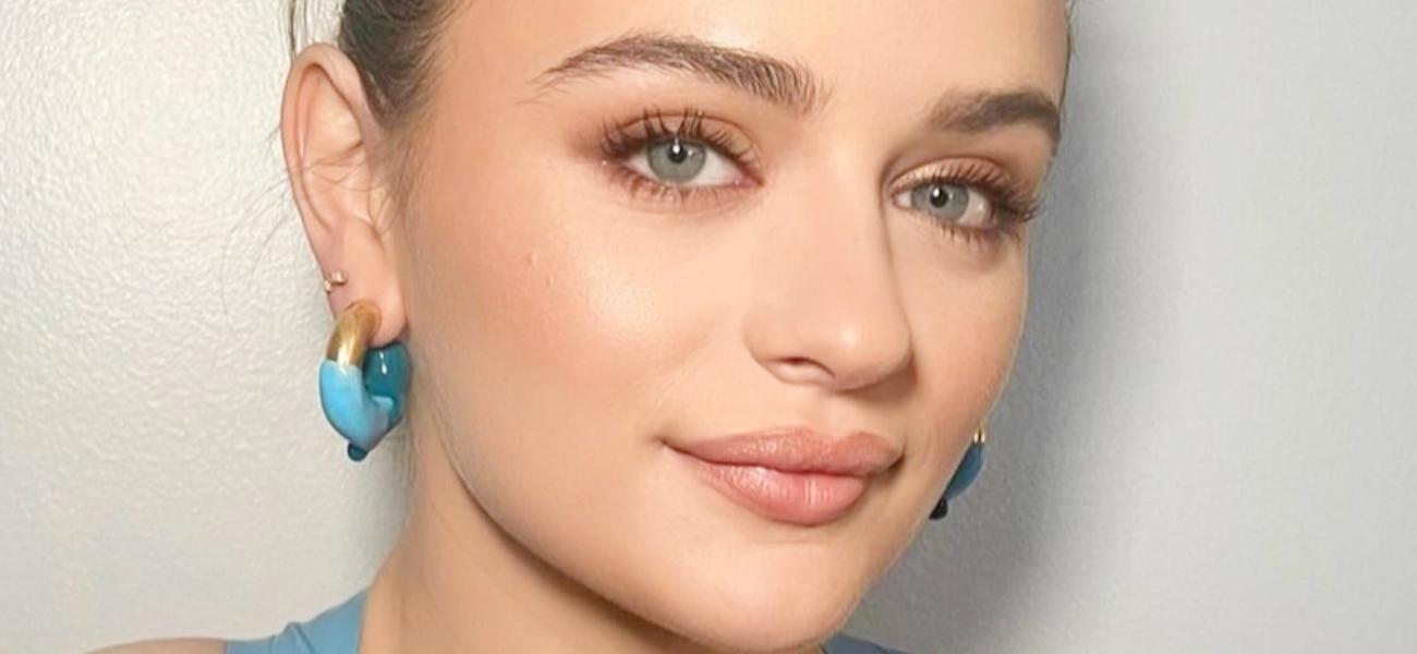 Joey King smiles close up