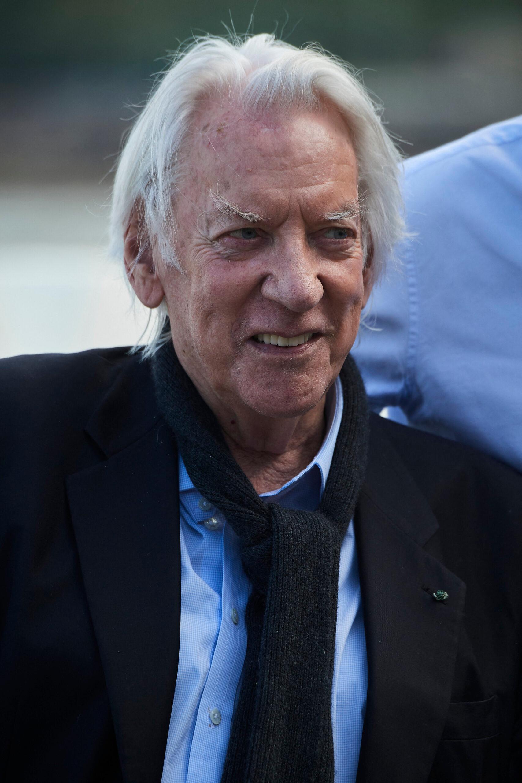 Donald Sutherland attended 'The Burnt Orange Heresy' Photocall