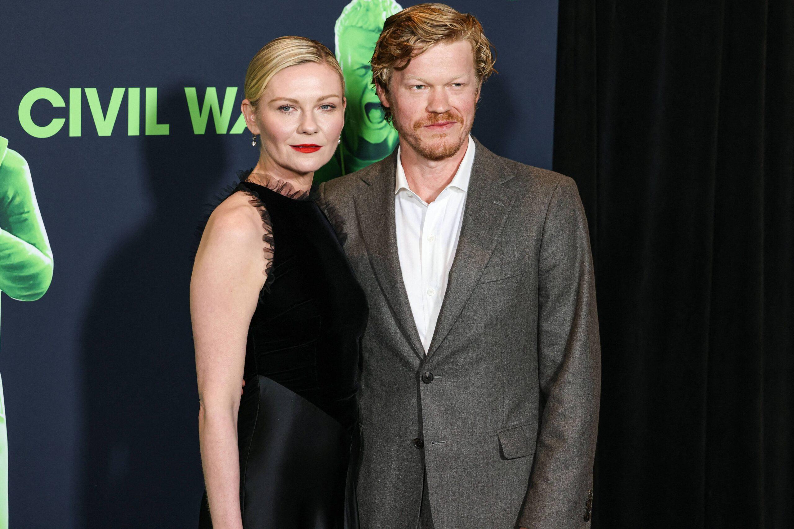 Kirsten Dunst and Jesse Plemons at Los Angeles Special Screening Of A24's 'Civil War'