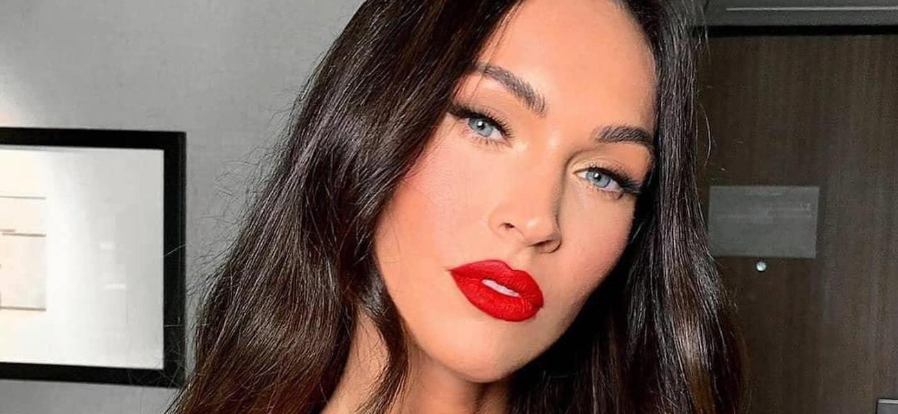 Megan Fox poses close up