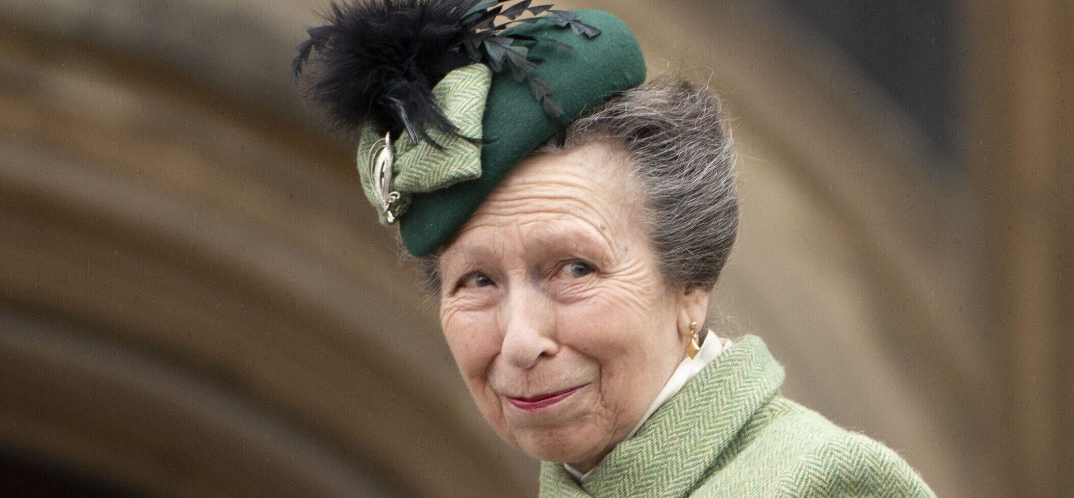 Princess Anne attends Easter Service St George's Chapel 2024