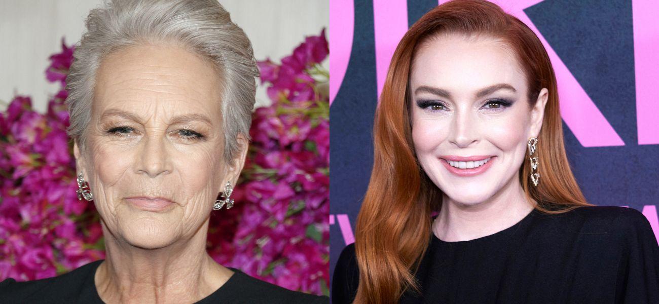 Jamie Lee Curtis (left) and Lindsay Lohan (right)
