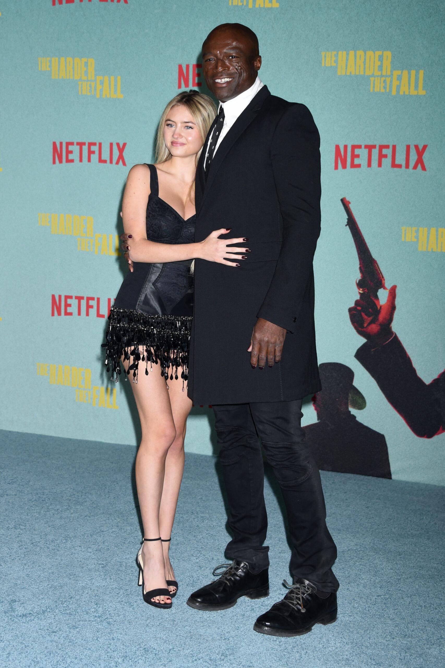 Tina Knowles and Richard Lawson at "The Harder They Fall" Los Angeles Special Screening held at the Shrine Auditorium on October 13, 2021 in Los Angeles, CA. © Janet Gough / AFF-USA.COM. 13 Oct 2021 Pictured: Seal and Leni Olumi Klum. Photo credit: Janet Gough / AFF-USA.COM / MEGA TheMegaAgency.com +1 888 505 6342 (Mega Agency TagID: MEGA796323_001.jpg) [Photo via Mega Agency]