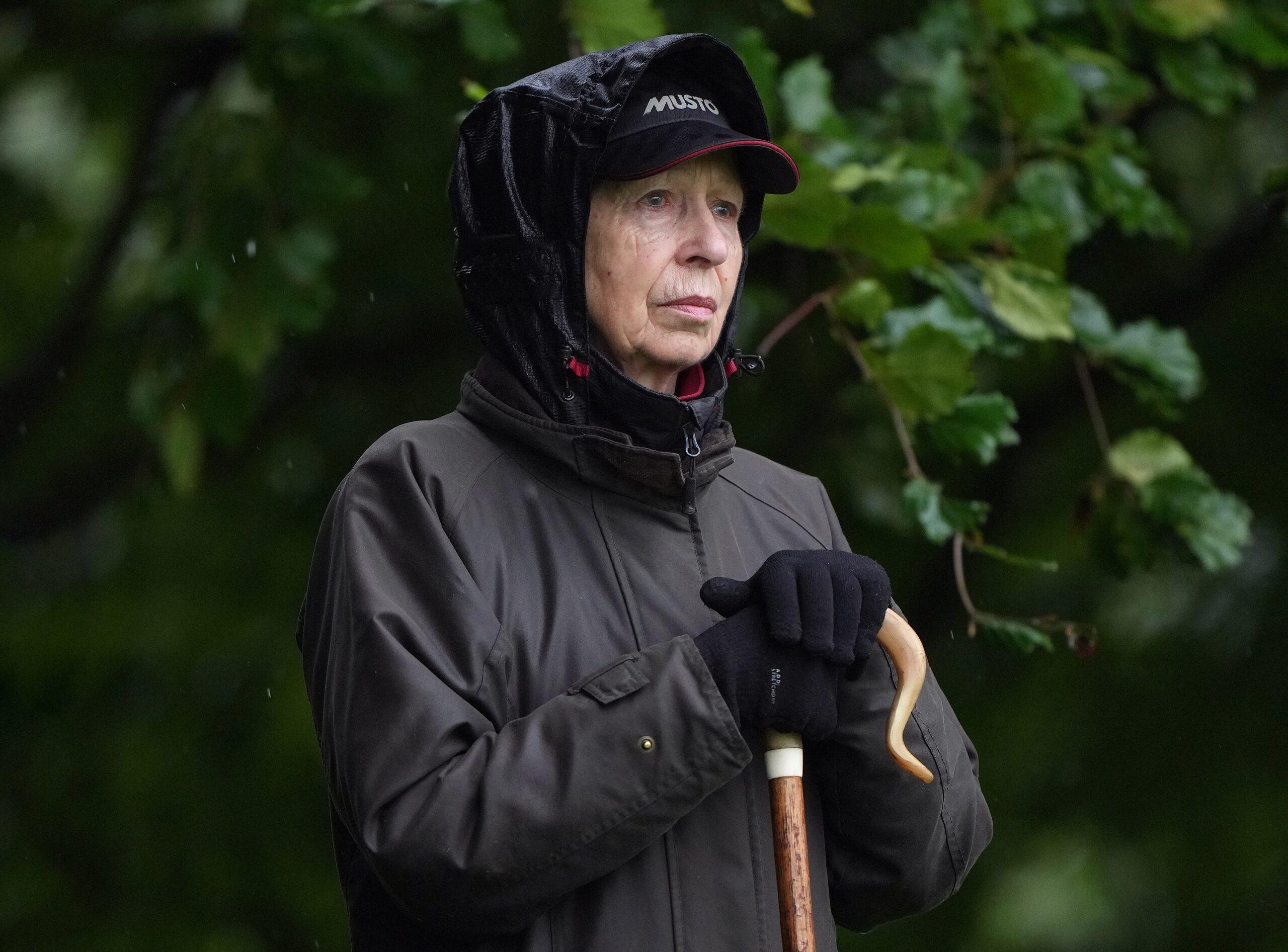Princess Anne seen on Day Two of the Festival of British Eventing 2023