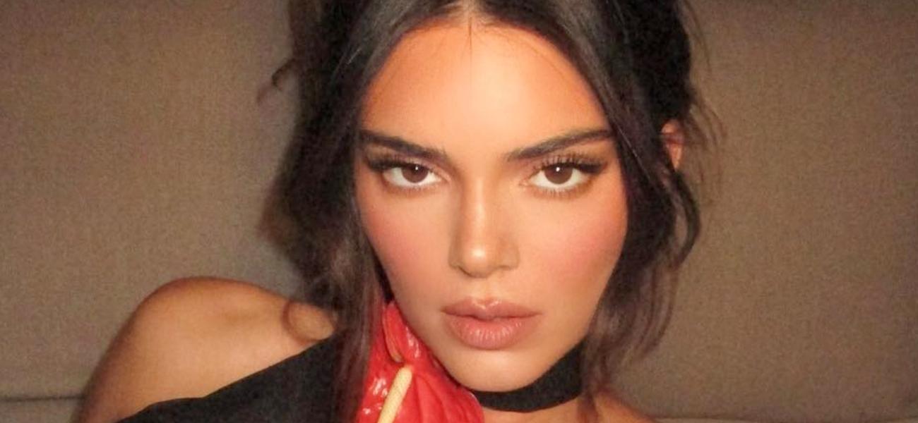 Kendall Jenner poses close up