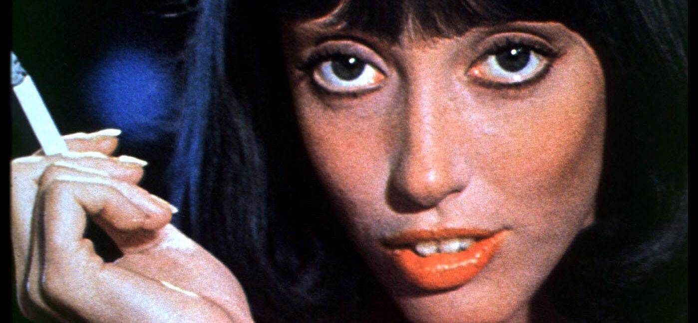 Shelley Duvall holding a cigarette