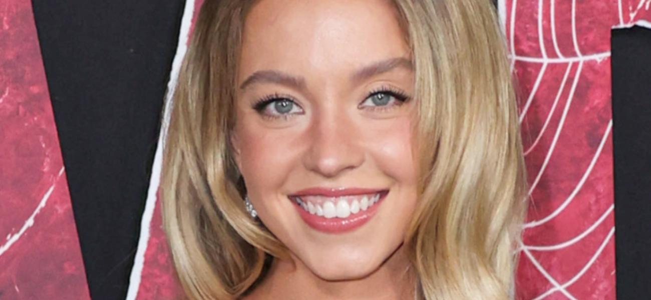 Sydney Sweeney smiling close up