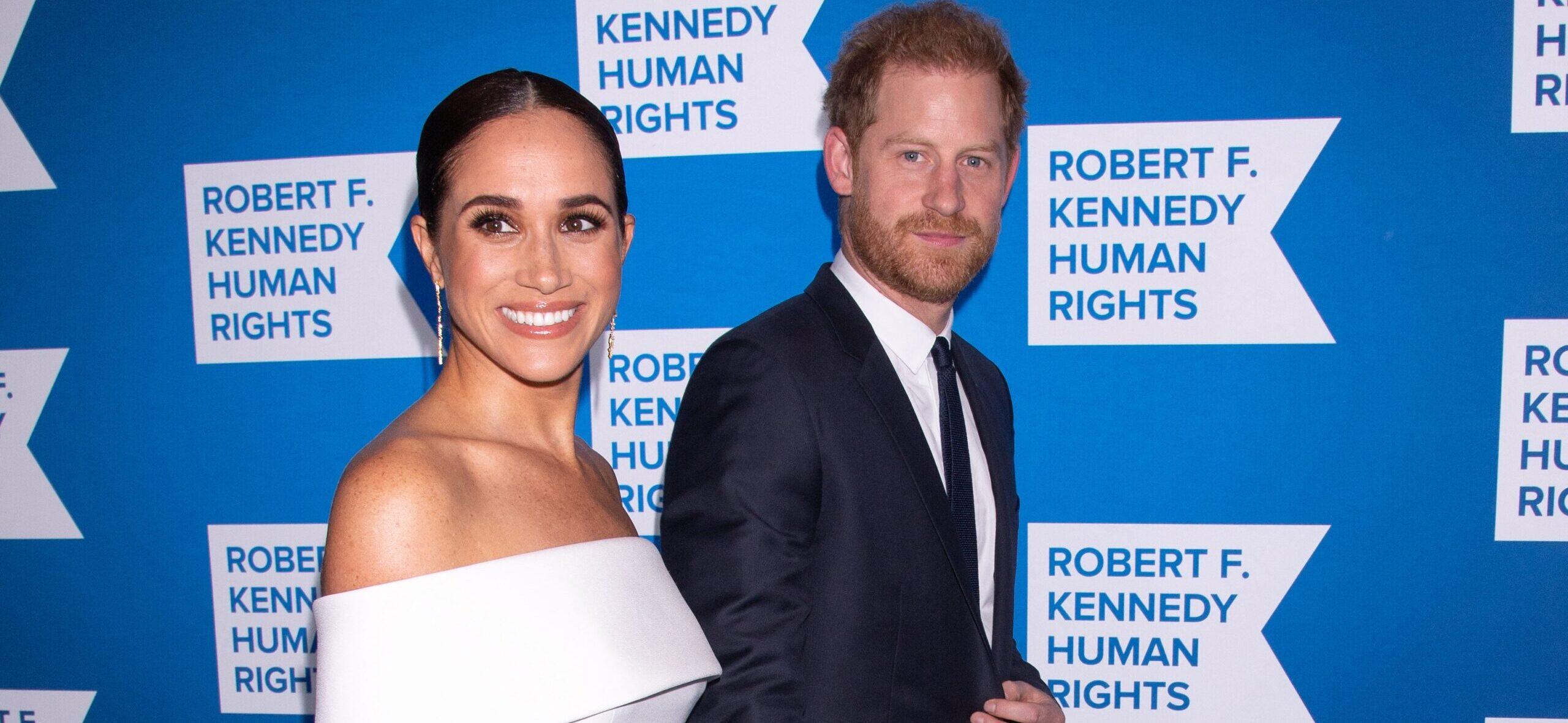 Prince Harry And Meghan Markle Attend Ripple Of Hope Gala Hilton Hotel, NY. 06 Dec 2022