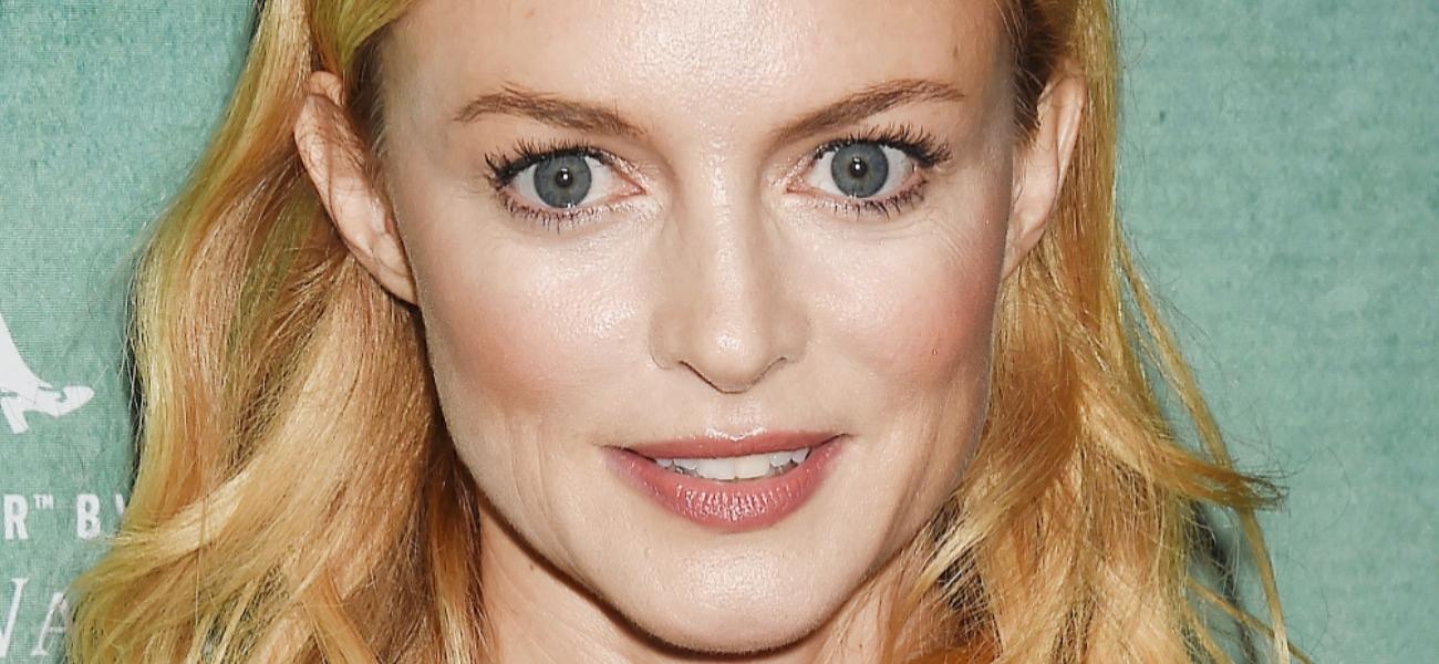 Heather Graham poses at an event