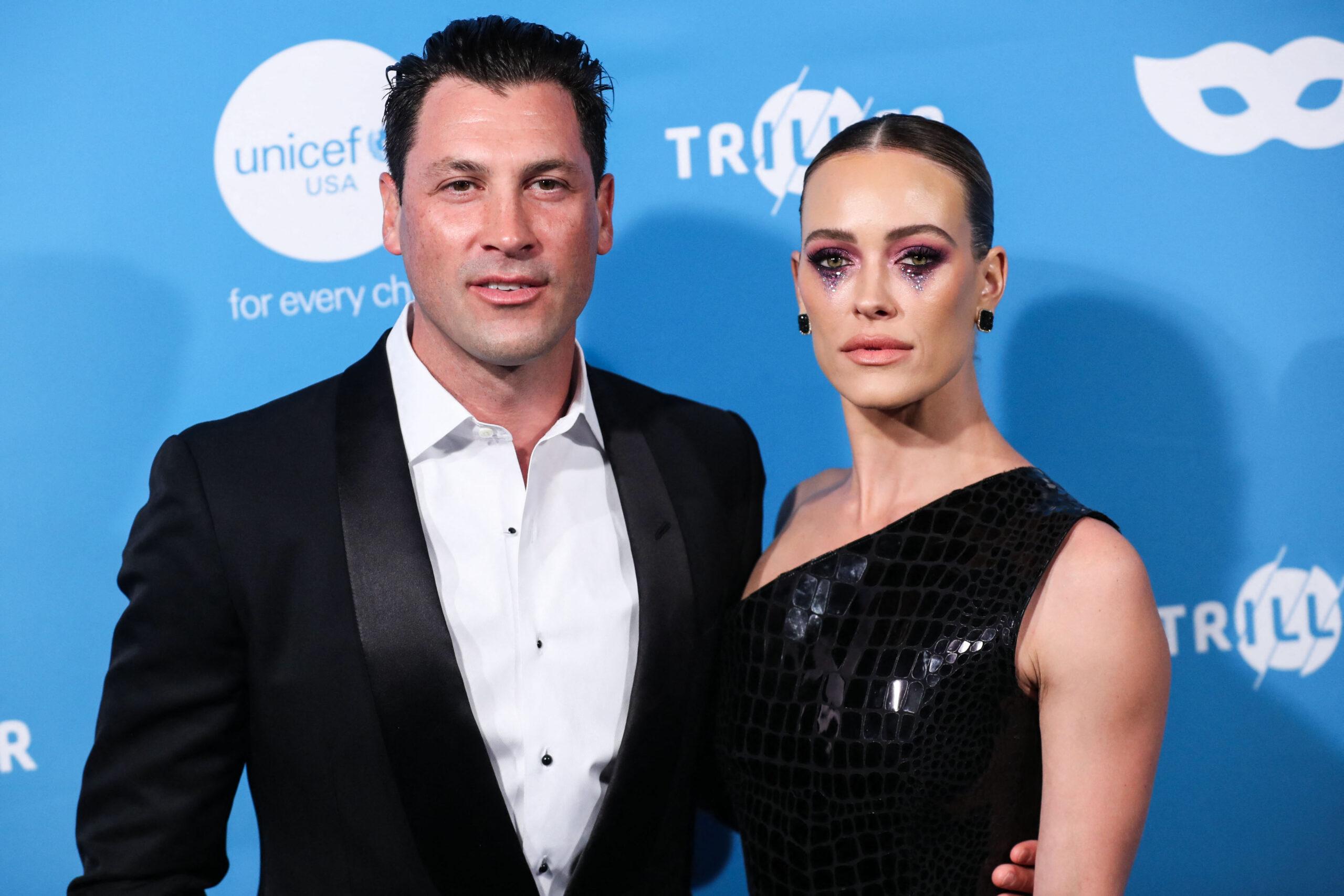 Peta Murgatroyd e Maksim Chmerkovskiy no 7º Baile de Máscaras Anual da UNICEF 2019