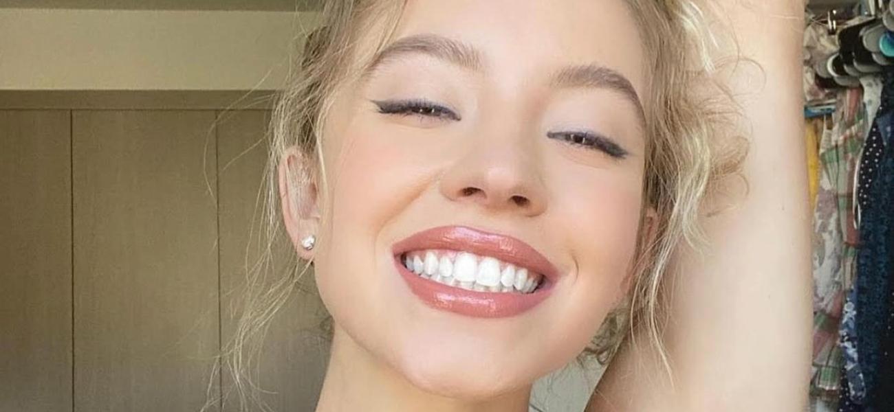 Sydney Sweeney close up and smiling