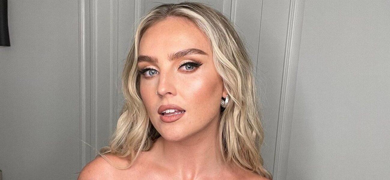 Perrie Edwards poses for the camera.