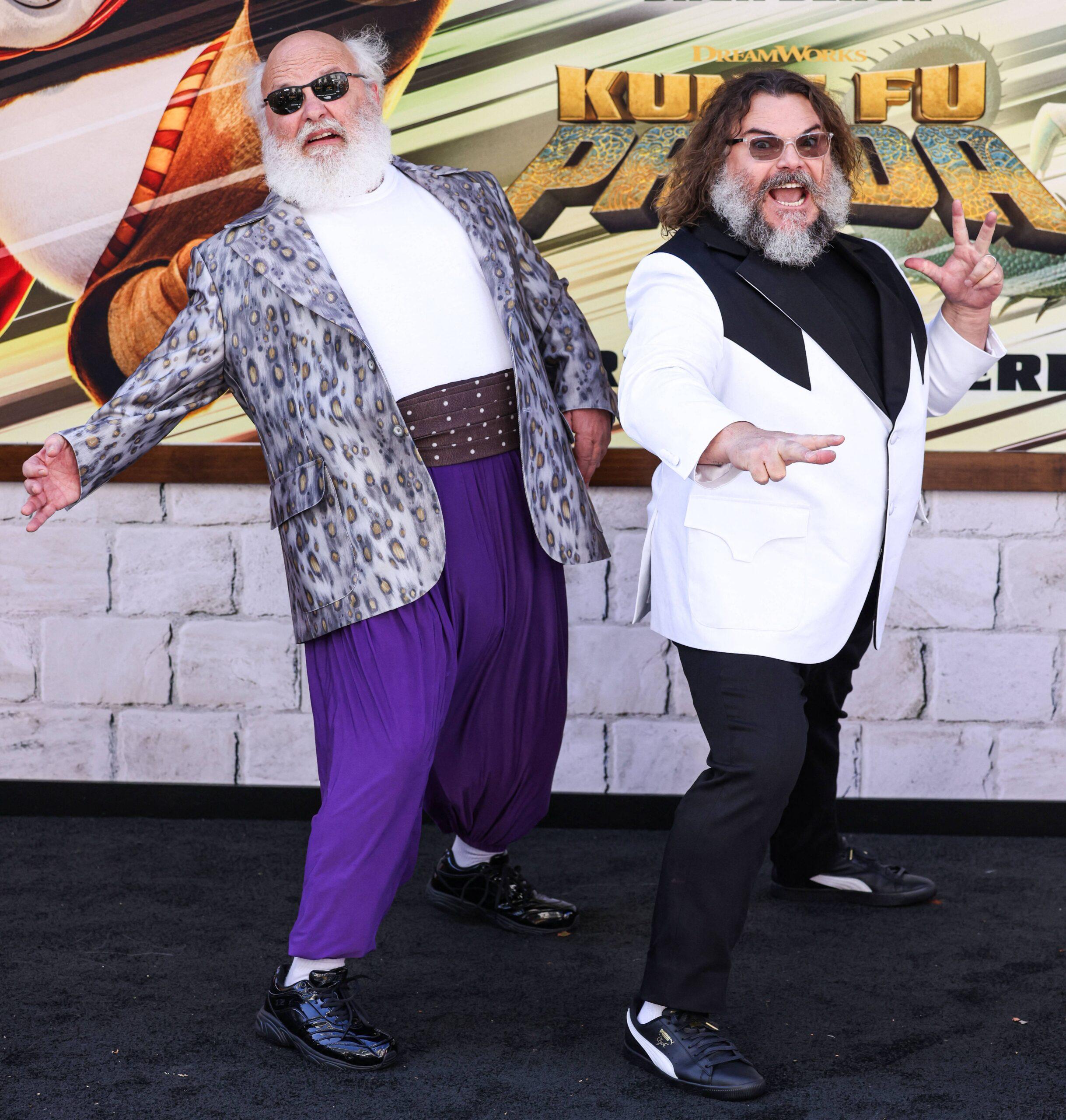 Kyle Gass and Jack Black at World Premiere Of DreamWorks Animation And Universal Pictures' 'Kung Fu Panda 4'