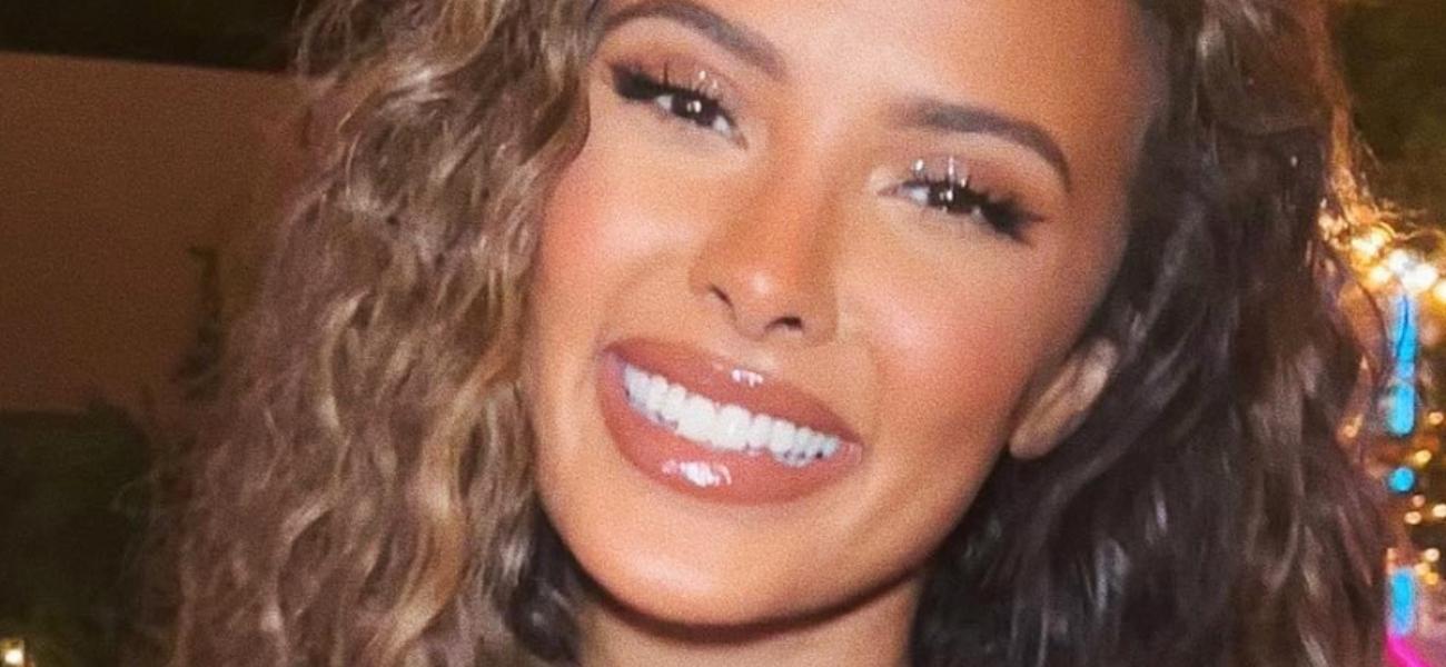 Maya Jama smiles close up