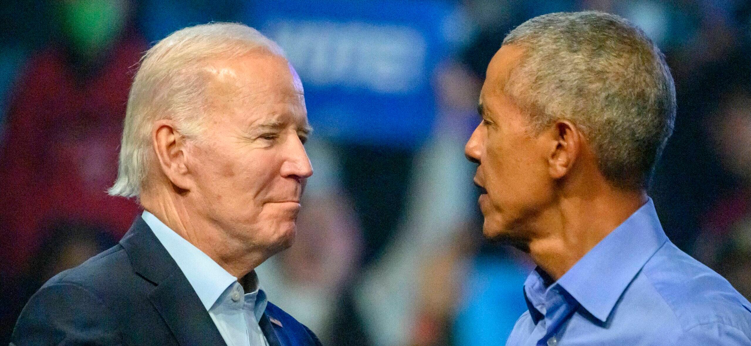 Presidents Biden And Obama Campaign In Philadelphia