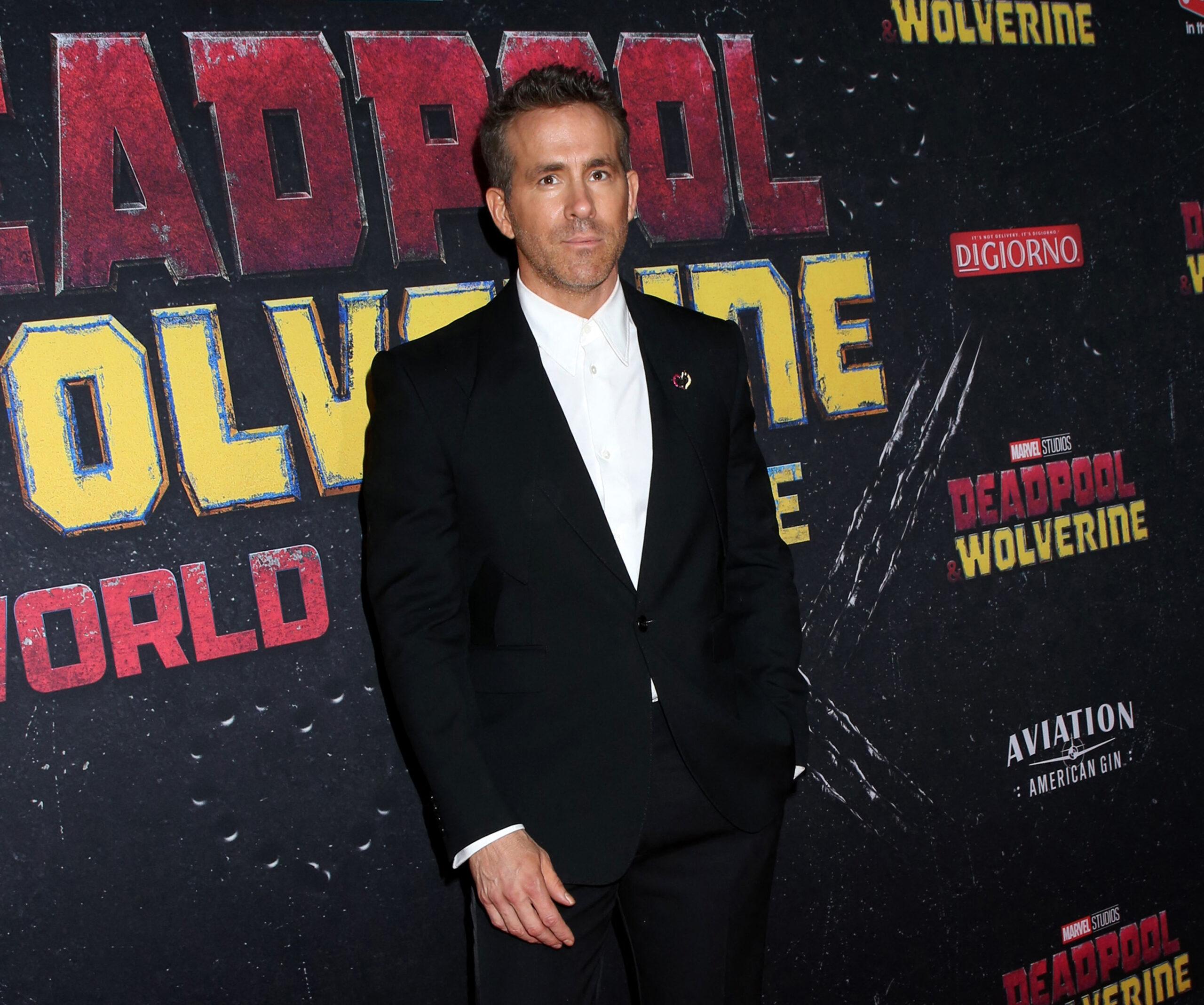 Ryan Reynolds na estreia de 'Deadpool & Wolverine' da Marvel Studios