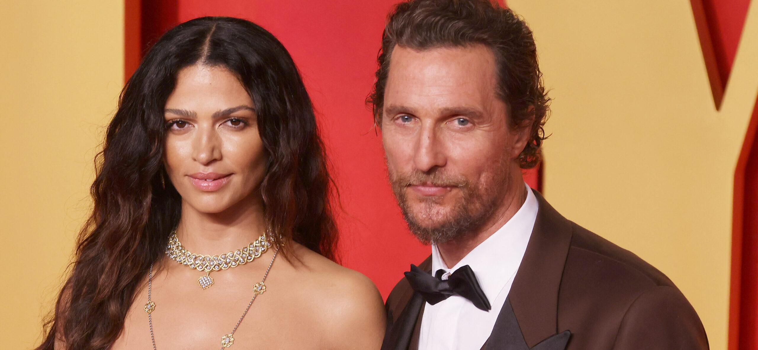 Matthew McConaughey and Camila McConaughey at 2024 Vanity Fair Oscar Party