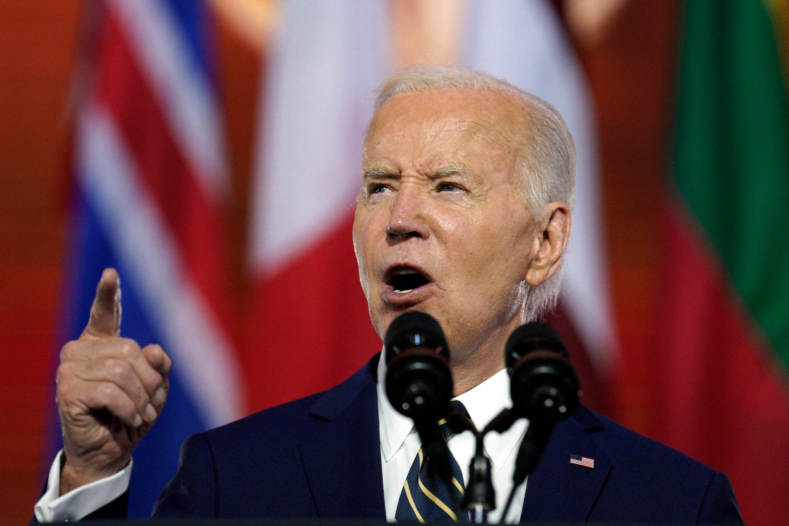 Joe Biden no 75º aniversário da OTAN - Washington