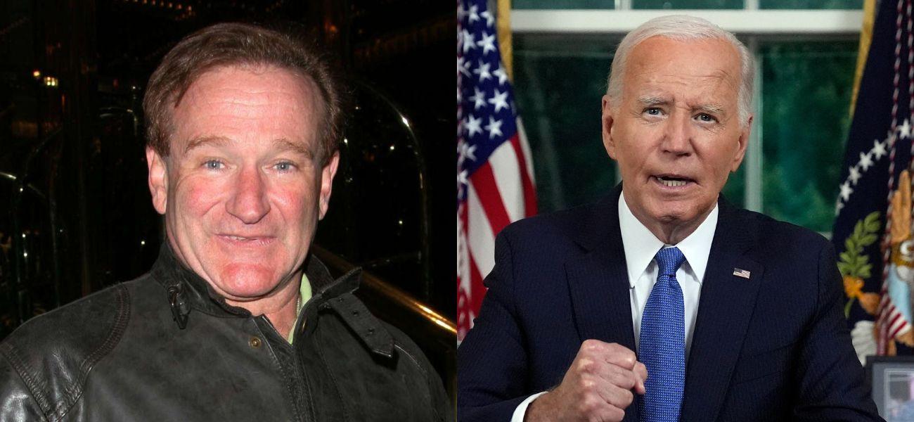 Robin Williams (left) Joe Biden (right)