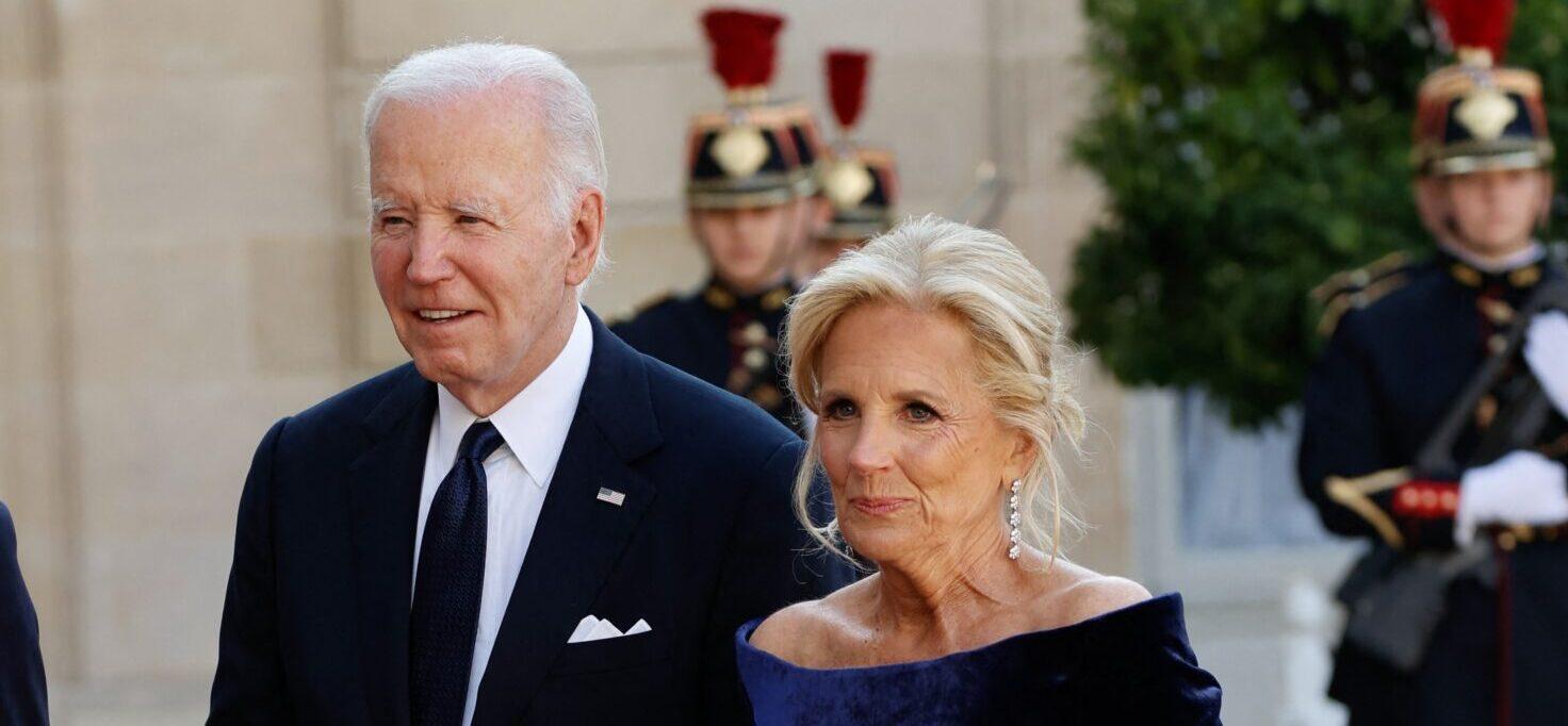 Joe and Jill Biden at State dinner hosted by French President Emmanuel Macron